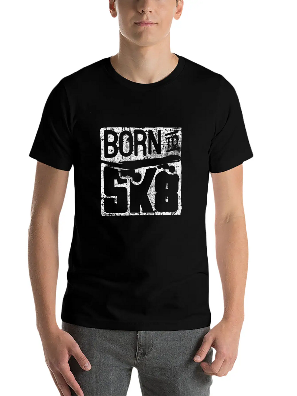 Skateboard Skater Essential Cotton Tee For Daily Outfits – Unisex Style
