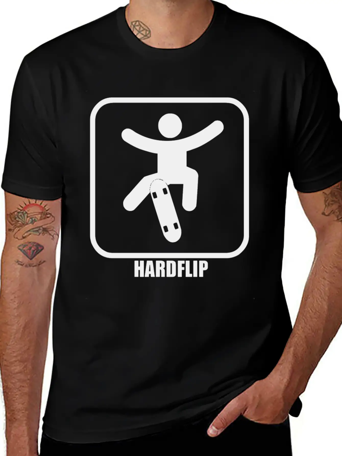 Skateboarding Stylish Everyday T-Shirt – Unisex Basic Cotton Tee