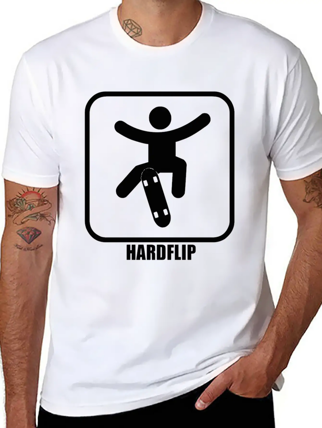 Skateboarding Stylish Everyday T-Shirt – Unisex Basic Cotton Tee
