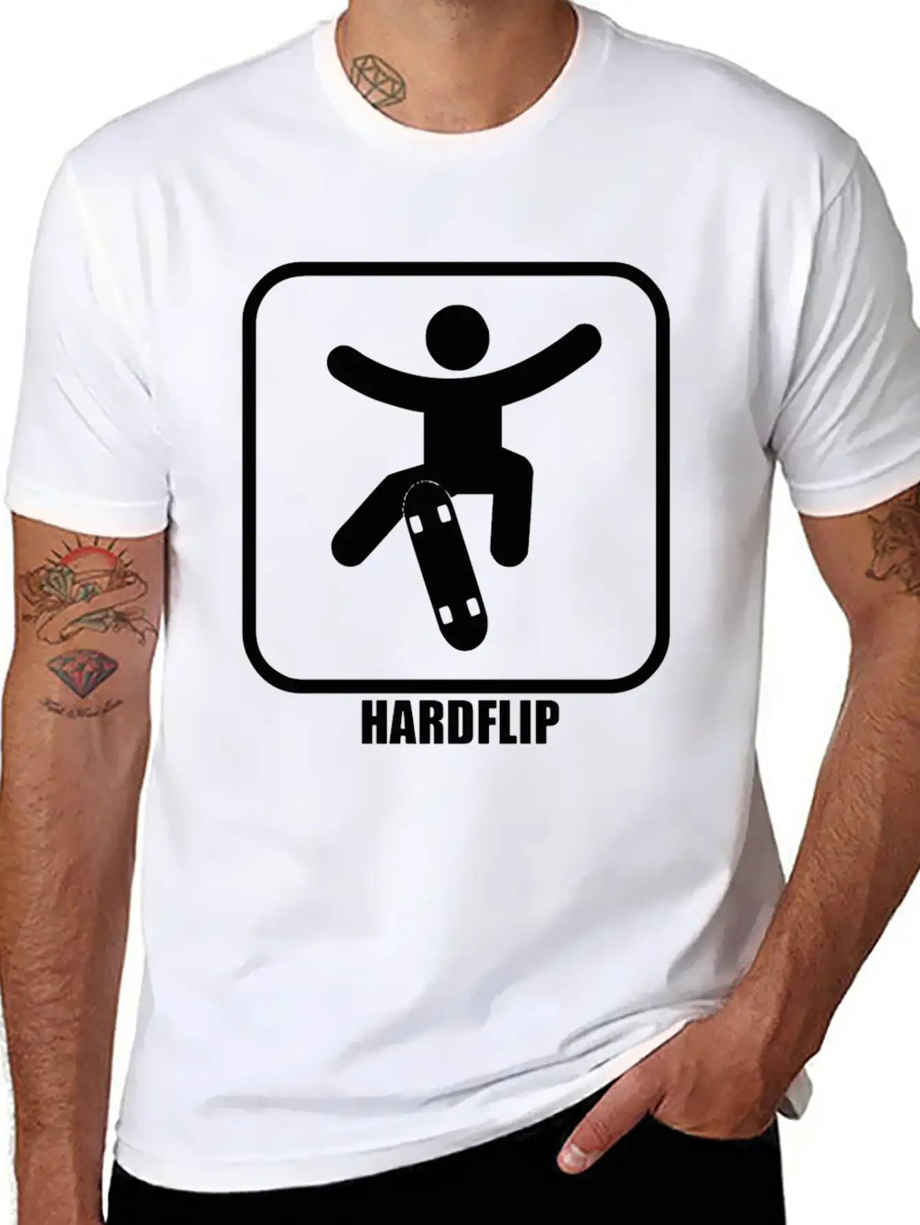 Skateboarding Stylish Everyday T-Shirt – Unisex Basic Cotton Tee