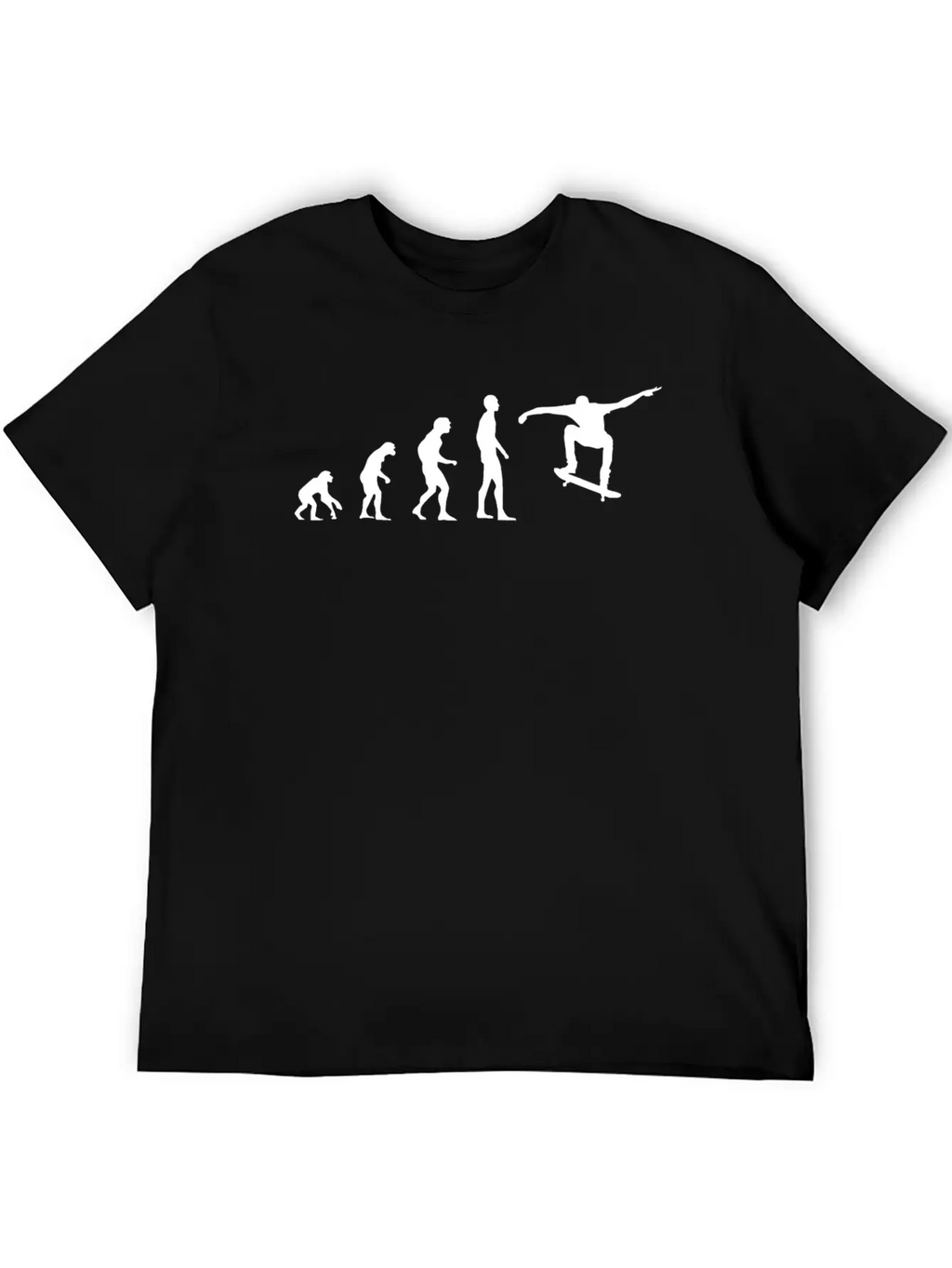 Skater Evolution Skateboarding Unisex Casual T-Shirt – Clean Design For Daily Comfort