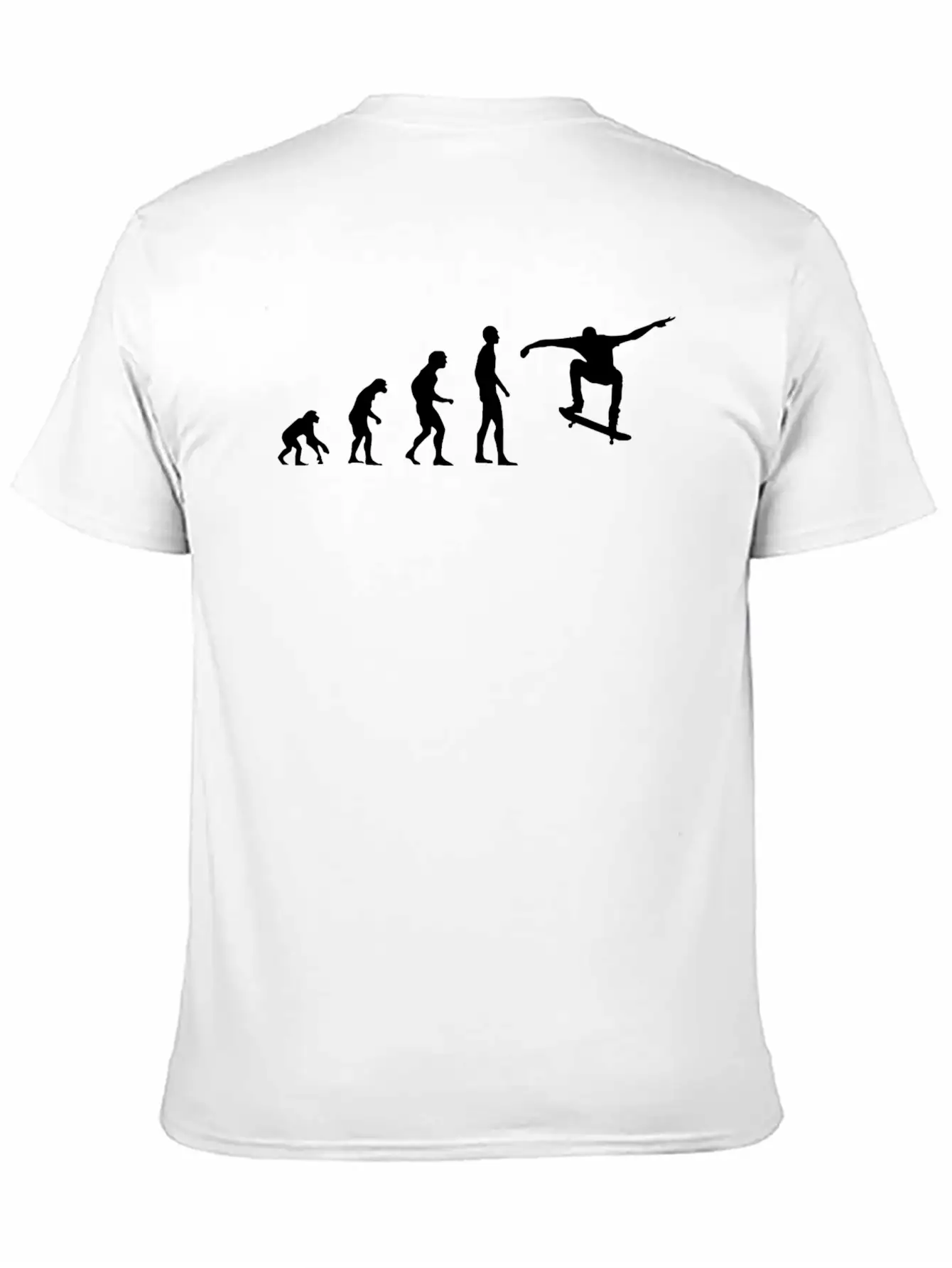 Skater Evolution Skateboarding Unisex Casual T-Shirt – Clean Design For Daily Comfort