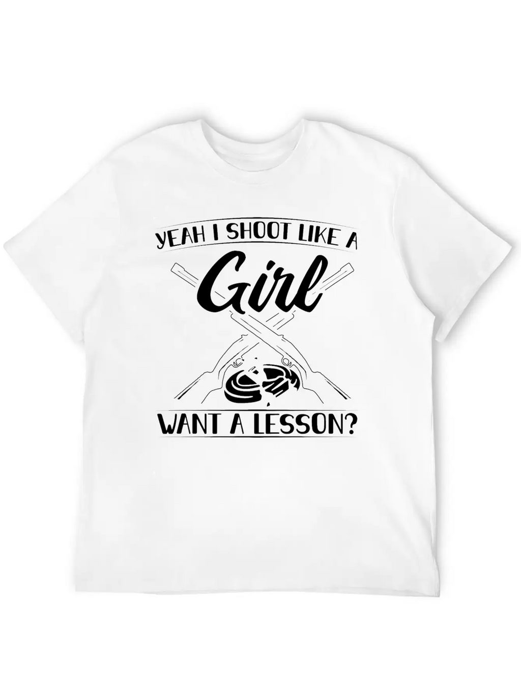 Skeet Shooting Casual Graphic T-Shirt – Simple And Comfortable Daily Wear