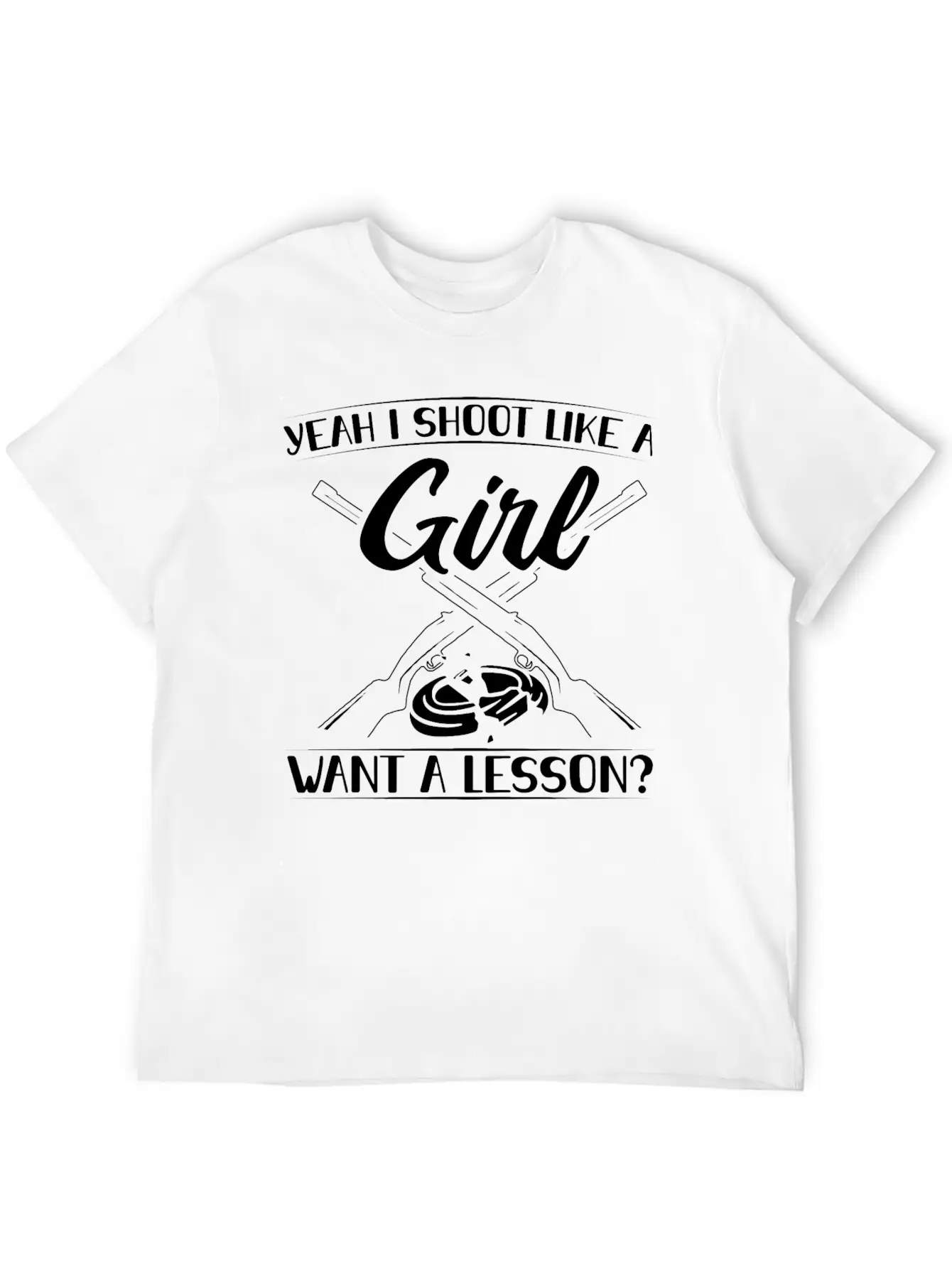 Skeet Shooting Casual Graphic T-Shirt – Simple And Comfortable Daily Wear