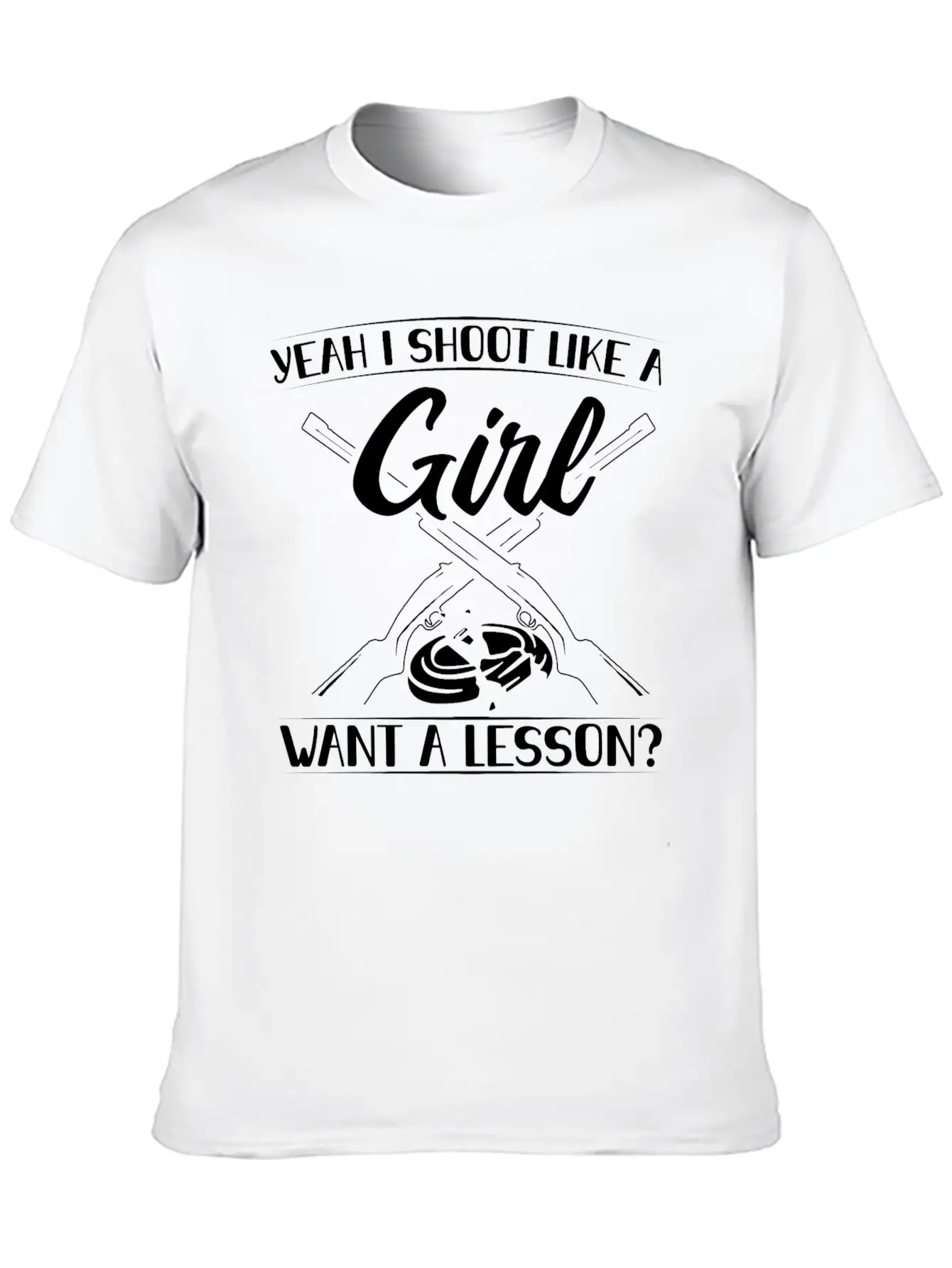 Skeet Shooting Casual Graphic T-Shirt – Simple And Comfortable Daily Wear