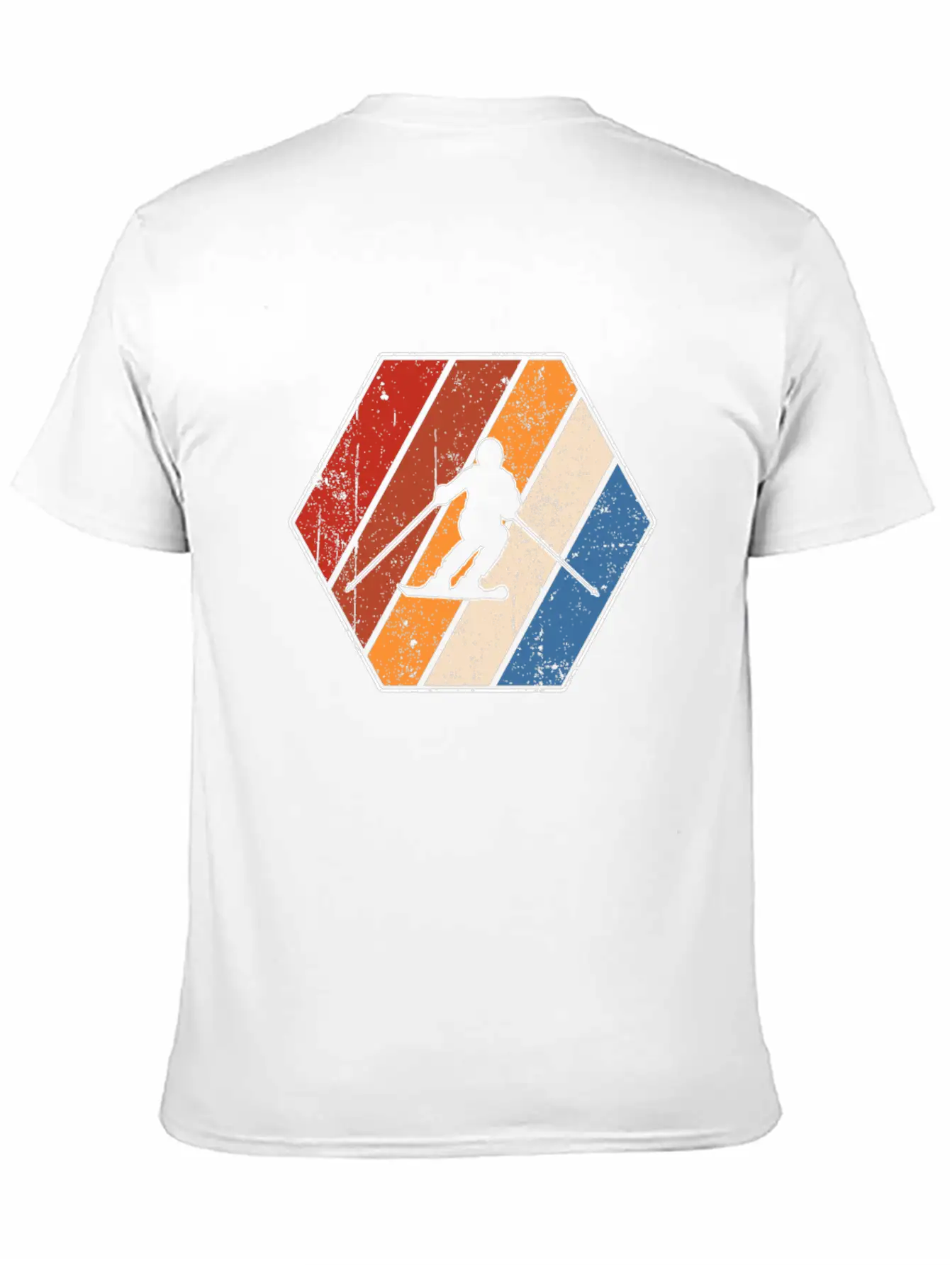 Ski Retro Stylish Everyday T-Shirt – Unisex Basic Cotton Tee