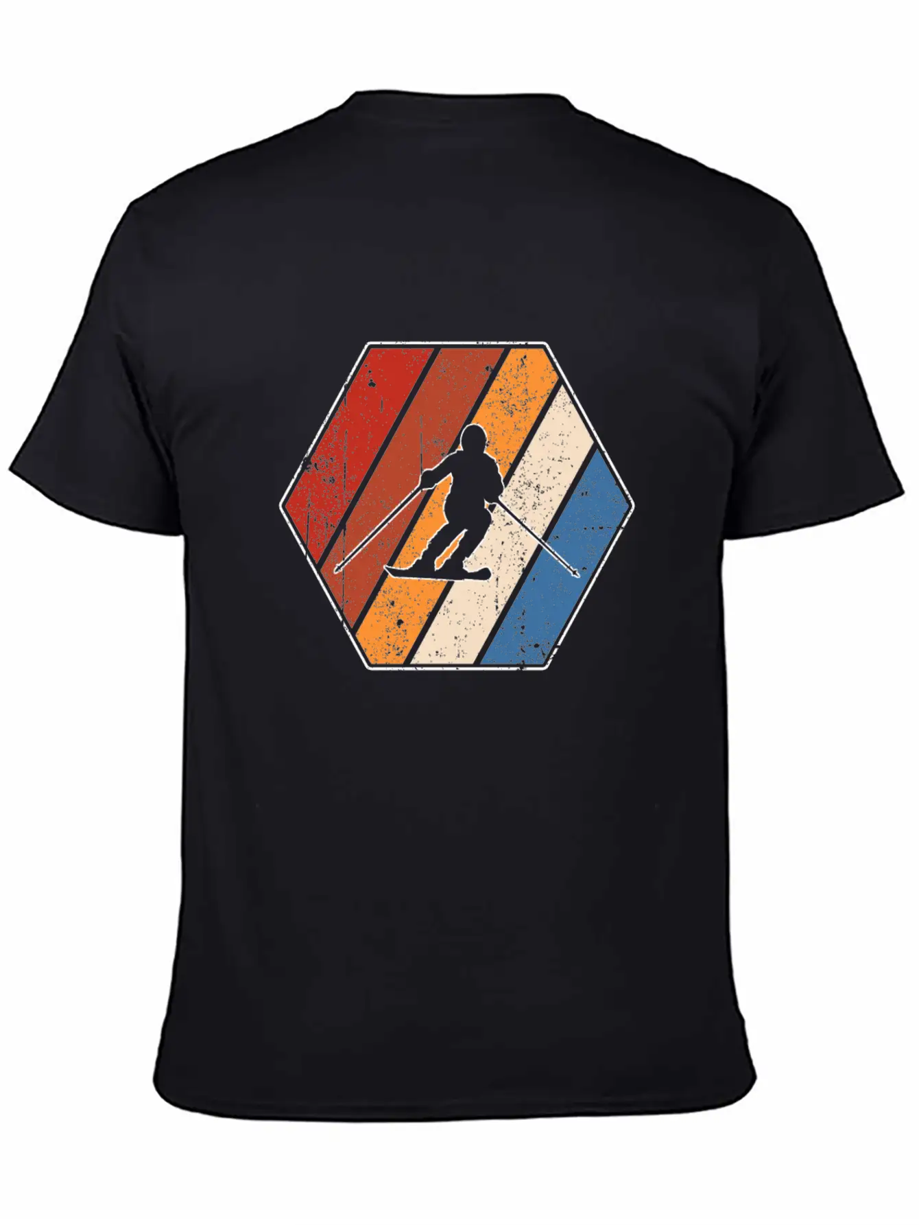 Ski Retro Stylish Everyday T-Shirt – Unisex Basic Cotton Tee