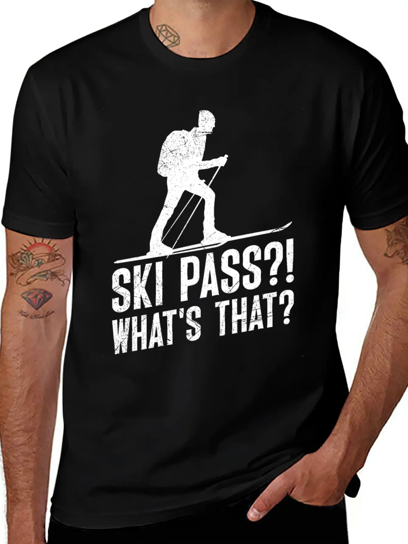 Ski Touring Ski Pass? What's That? Touring Ski Unisex Casual T-Shirt – Clean Design For Daily Comfort