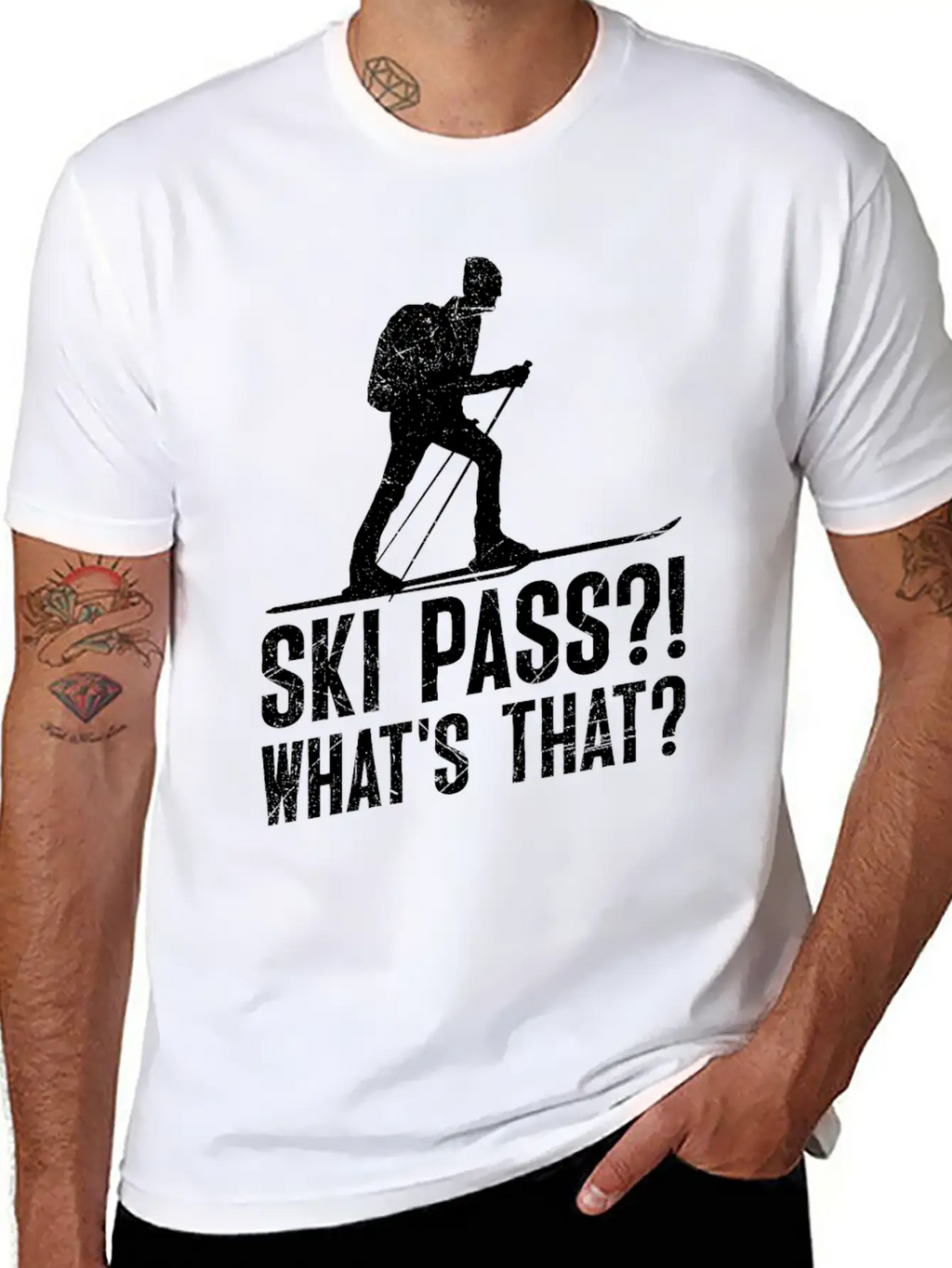 Ski Touring Ski Pass? What's That? Touring Ski Unisex Casual T-Shirt – Clean Design For Daily Comfort