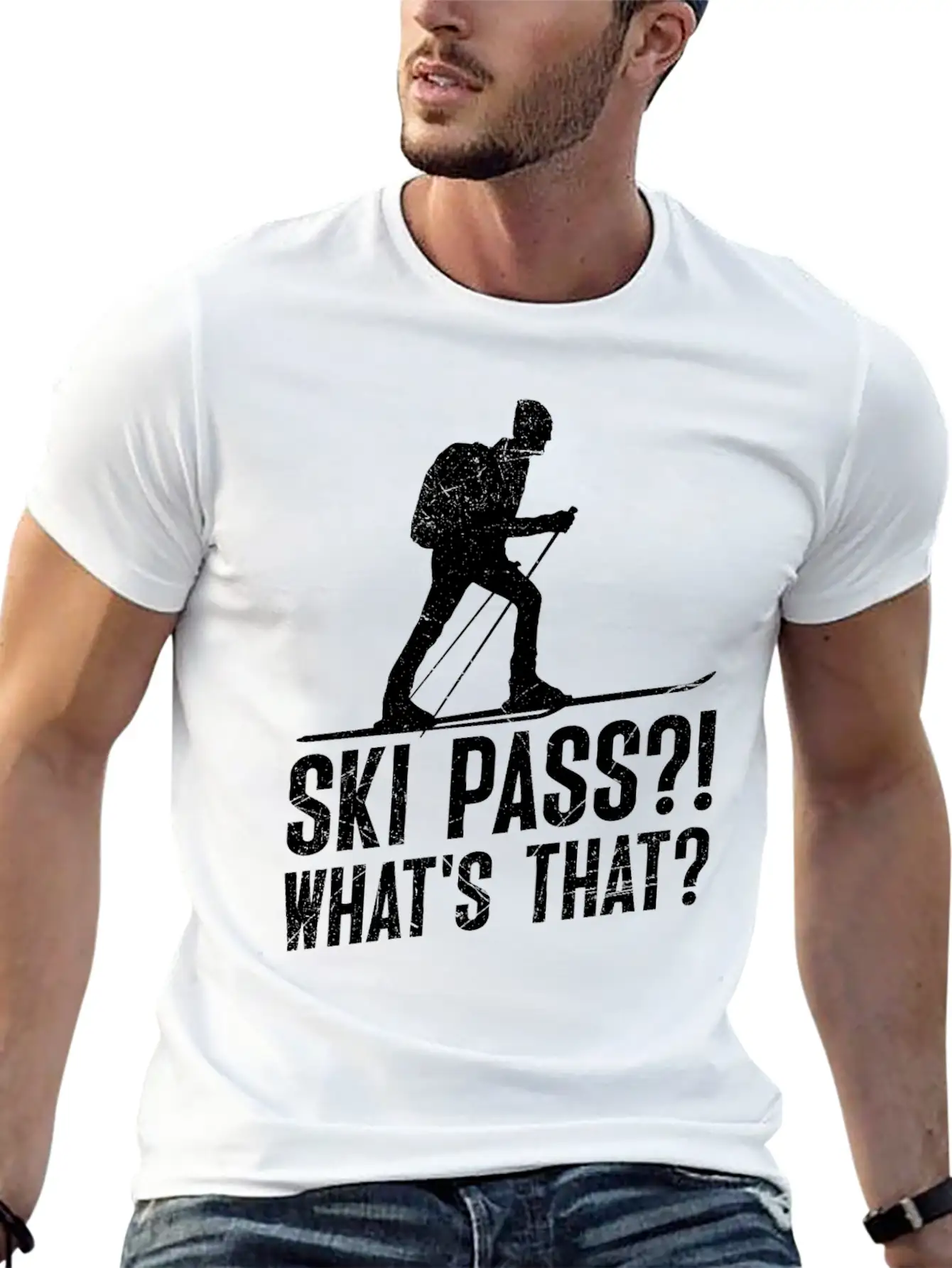 Ski Touring Ski Pass? What's That? Touring Ski Unisex Casual T-Shirt – Clean Design For Daily Comfort