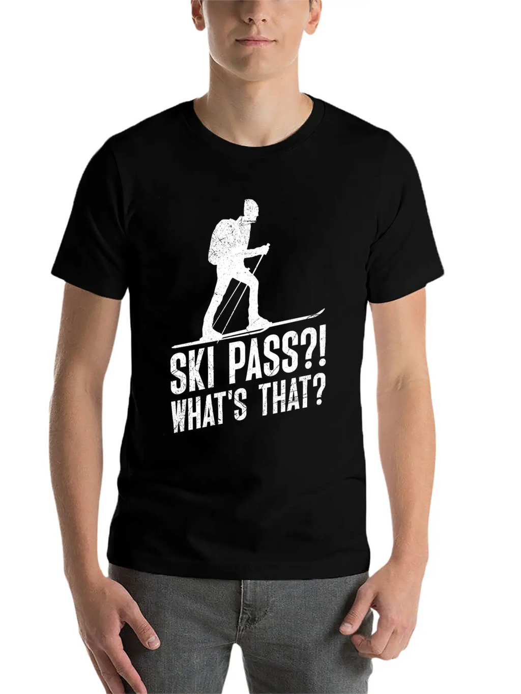 Ski Touring Ski Pass? What's That? Touring Ski Unisex Casual T-Shirt – Clean Design For Daily Comfort