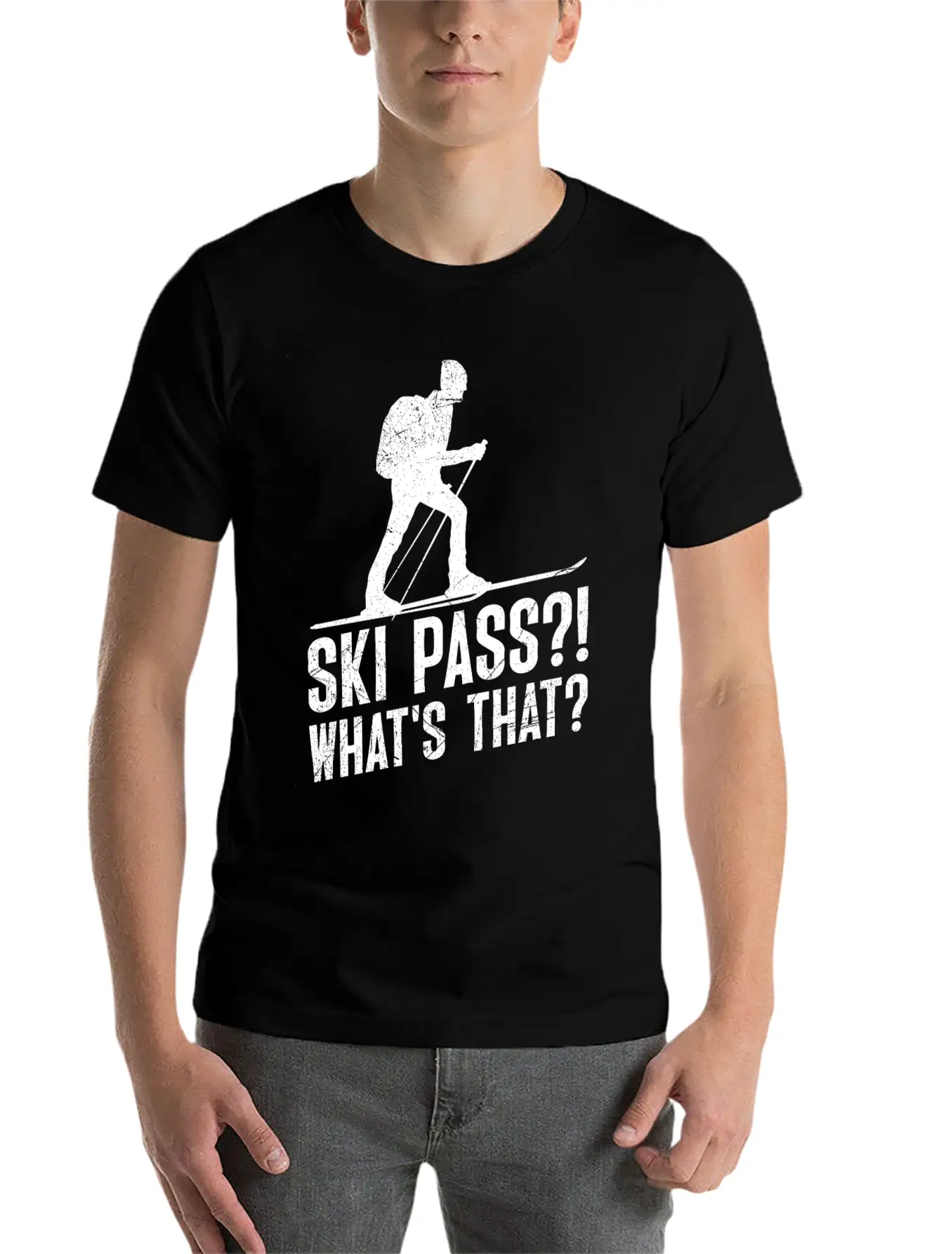 Ski Touring Ski Pass? What's That? Touring Ski Unisex Casual T-Shirt – Clean Design For Daily Comfort