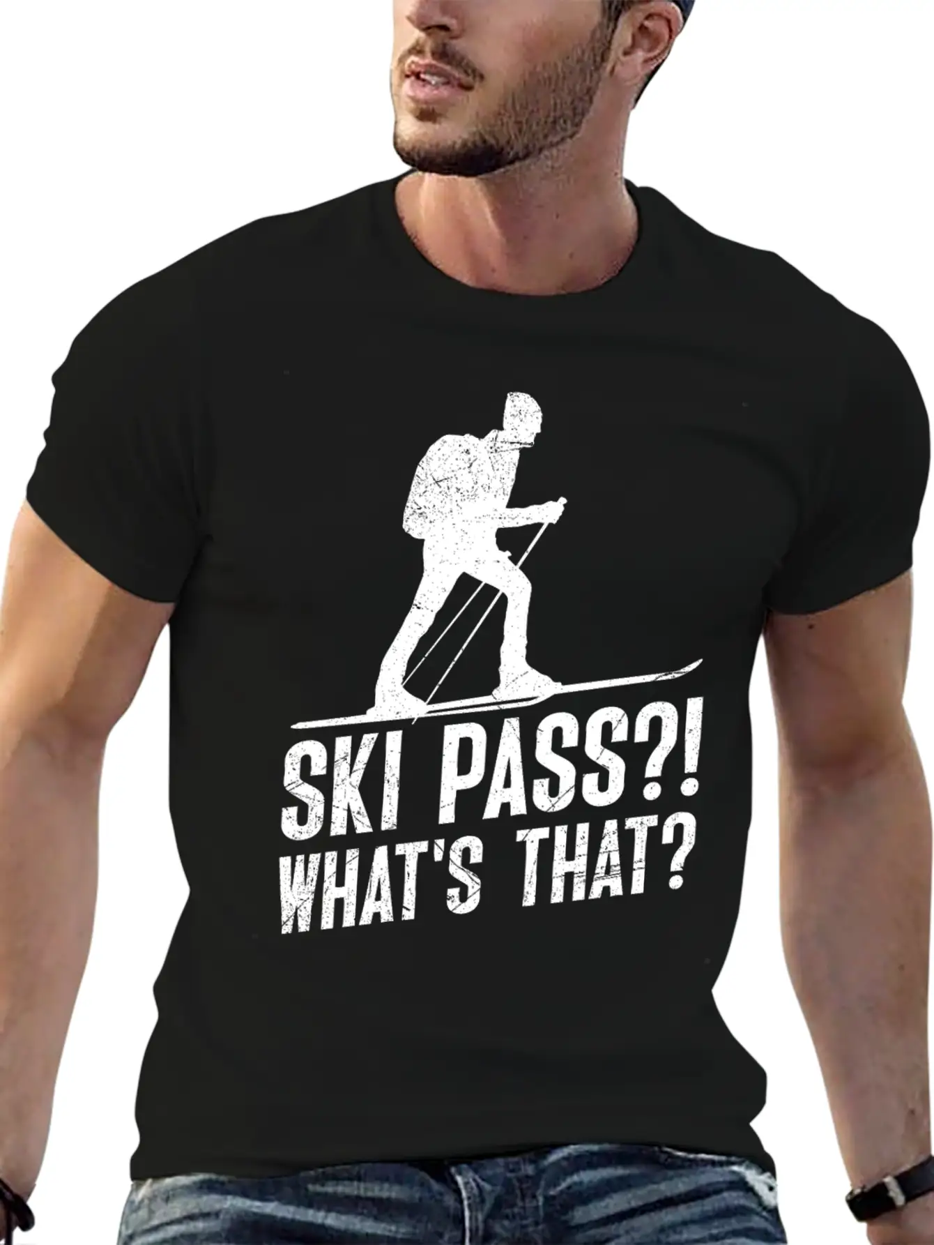 Ski Touring Ski Pass? What's That? Touring Ski Unisex Casual T-Shirt – Clean Design For Daily Comfort