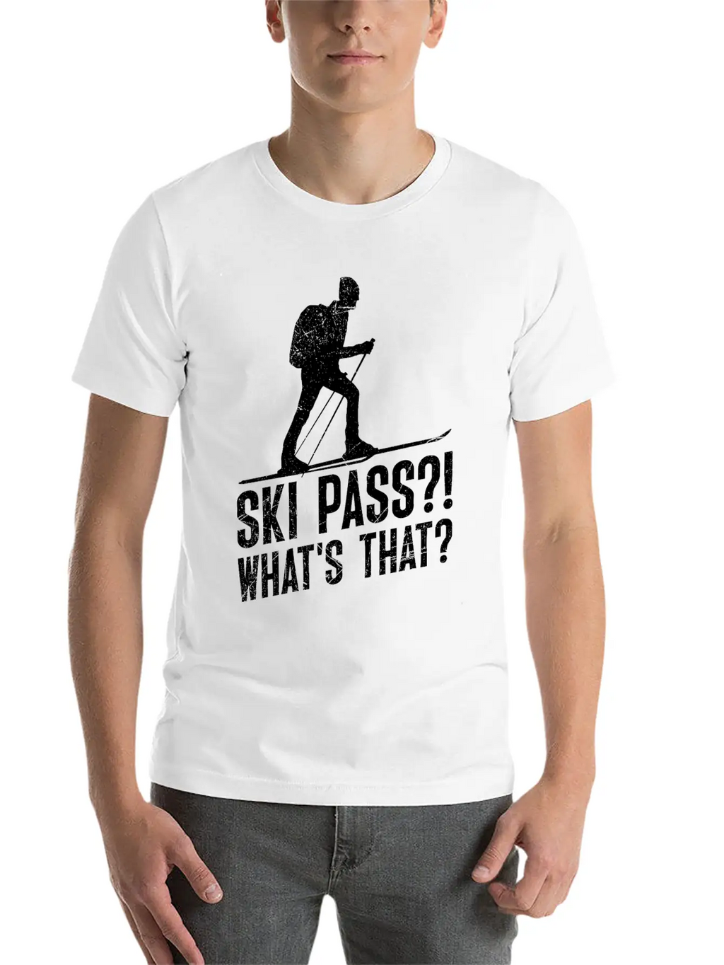 Ski Touring Ski Pass? What's That? Touring Ski Unisex Casual T-Shirt – Clean Design For Daily Comfort