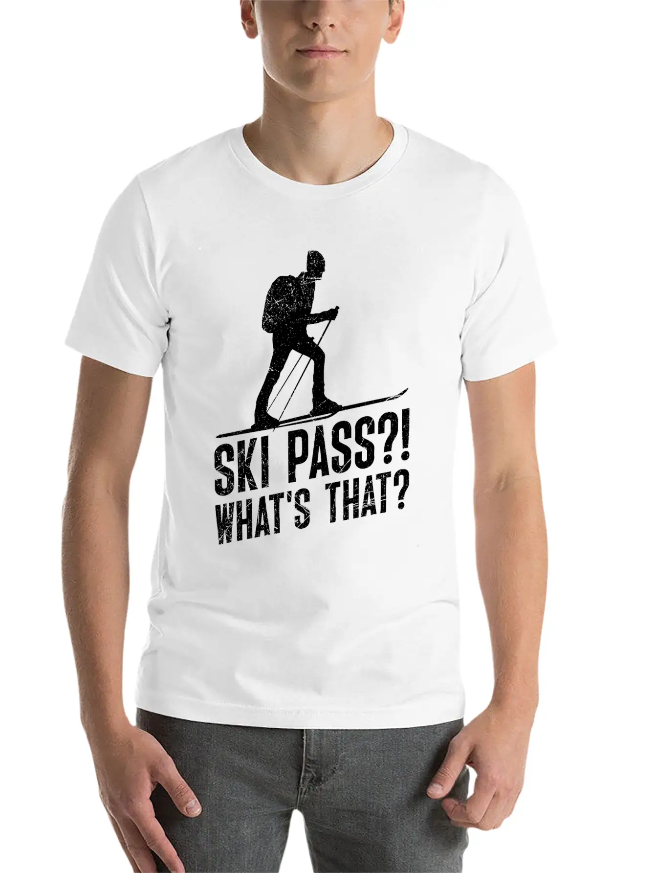 Ski Touring Ski Pass? What's That? Touring Ski Unisex Casual T-Shirt – Clean Design For Daily Comfort