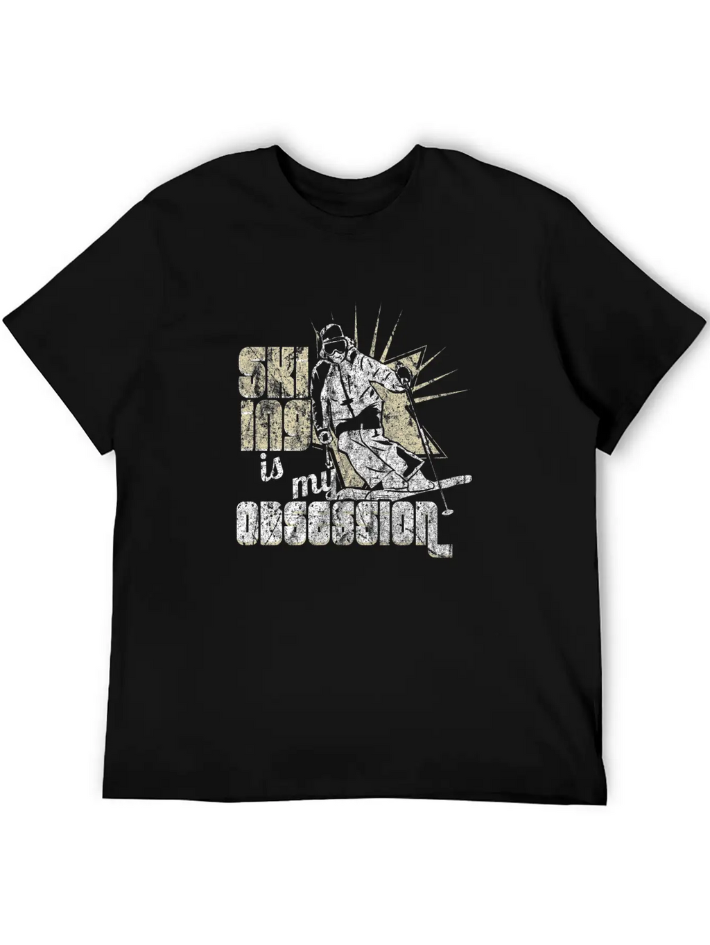 Ski Winter Casual Graphic T-Shirt – Simple And Comfortable Daily Wear