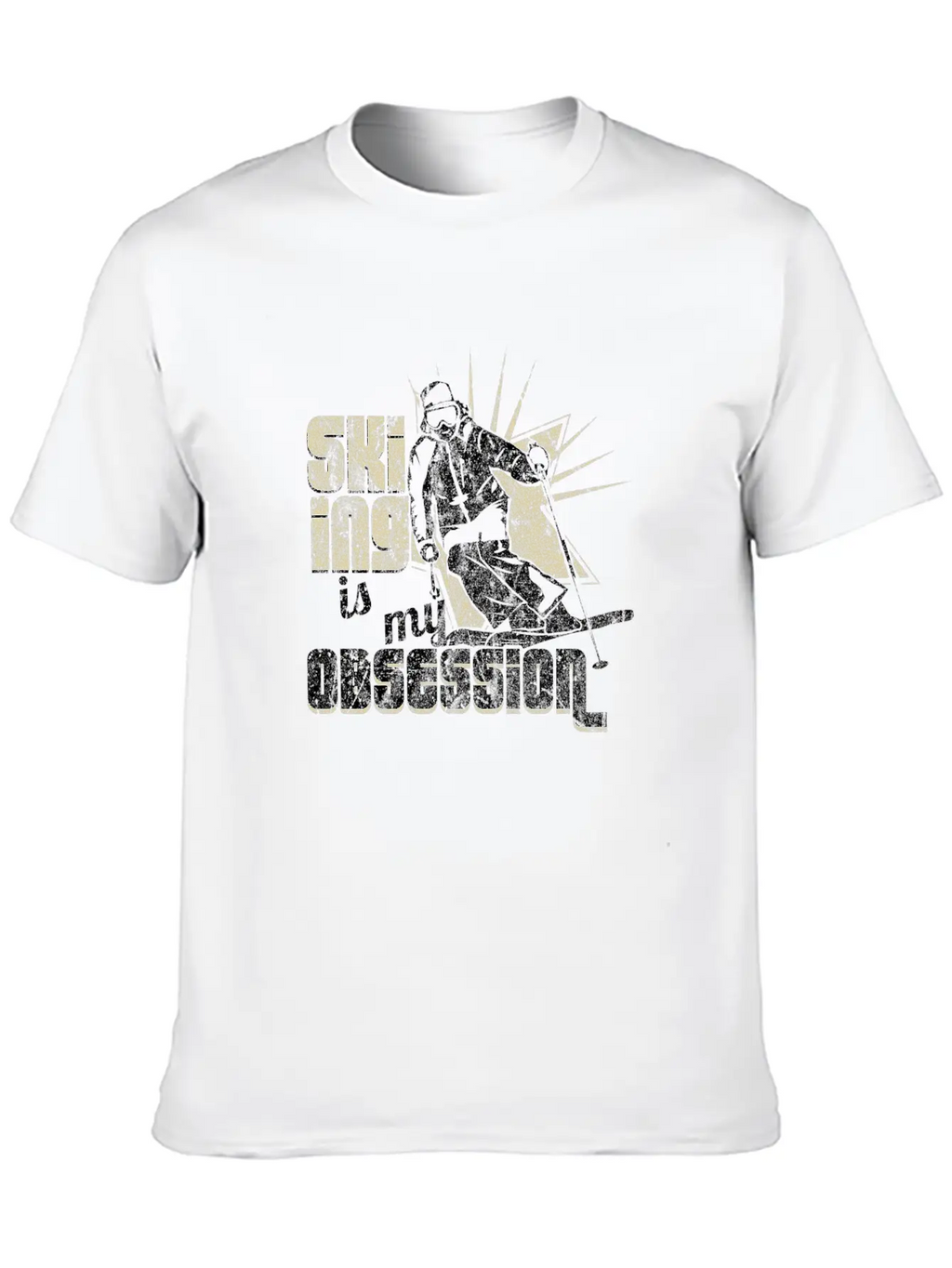Ski Winter Casual Graphic T-Shirt – Simple And Comfortable Daily Wear