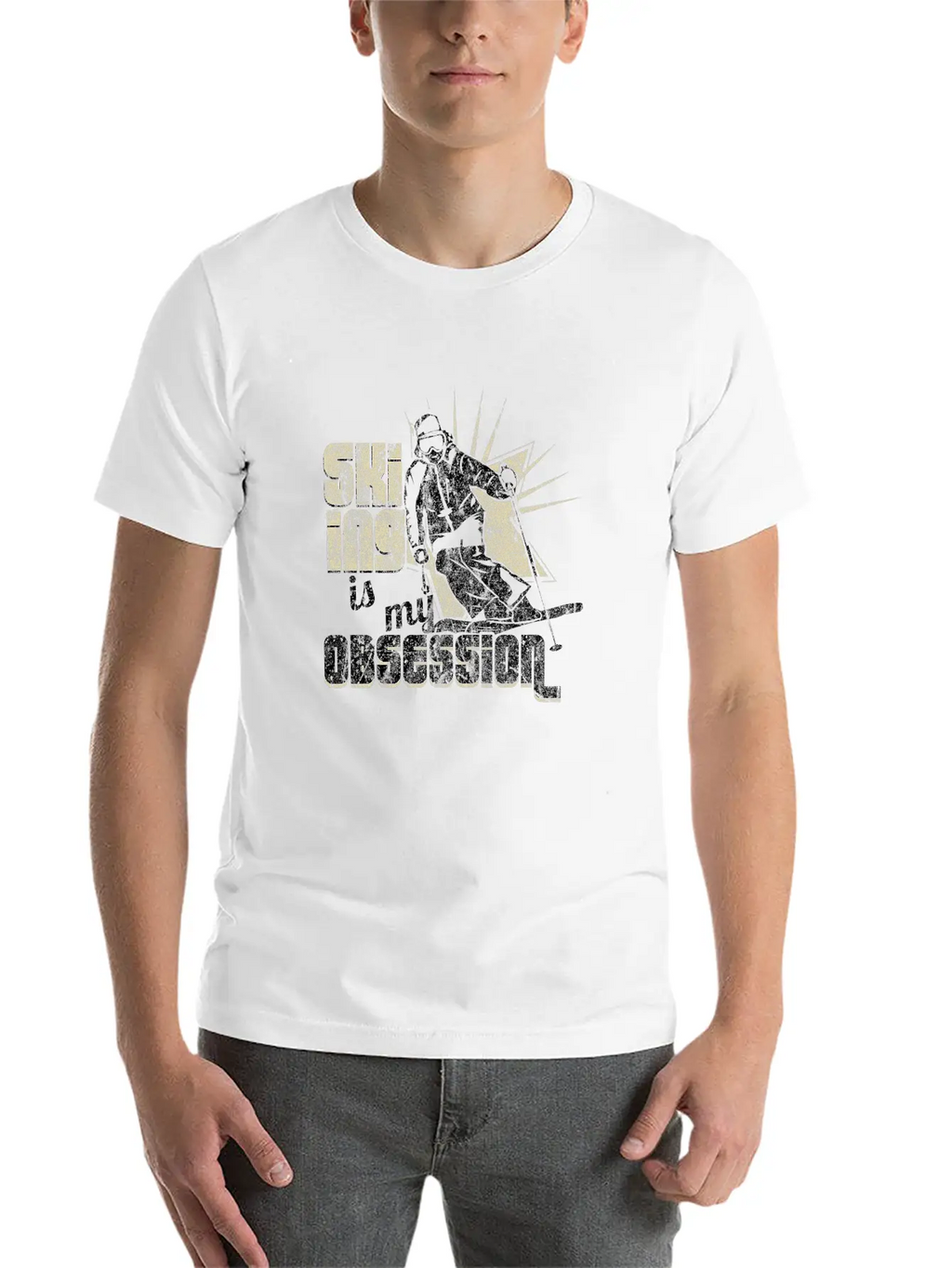 Ski Winter Casual Graphic T-Shirt – Simple And Comfortable Daily Wear