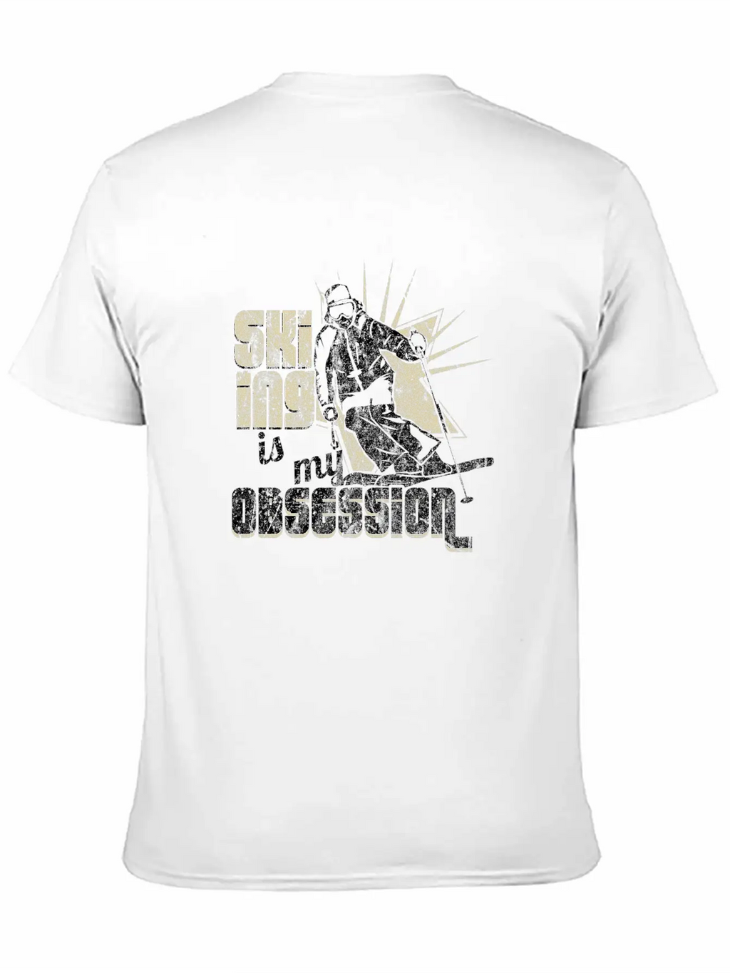 Ski Winter Casual Graphic T-Shirt – Simple And Comfortable Daily Wear