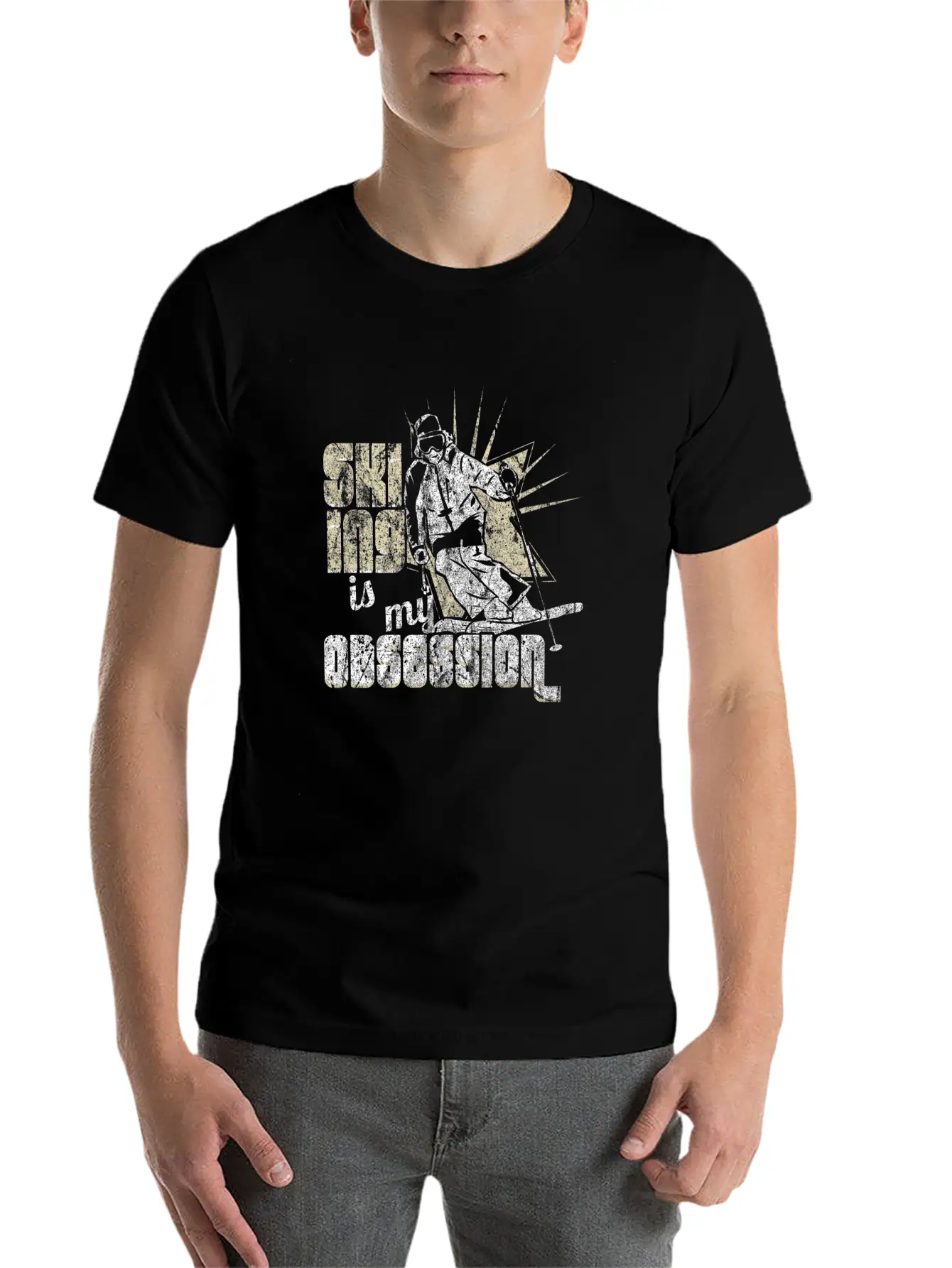 Ski Winter Casual Graphic T-Shirt – Simple And Comfortable Daily Wear