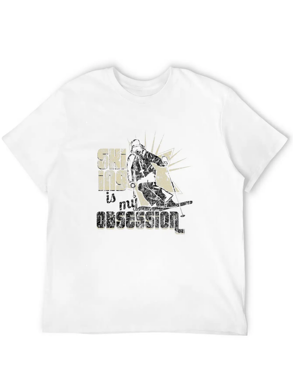 Ski Winter Casual Graphic T-Shirt – Simple And Comfortable Daily Wear