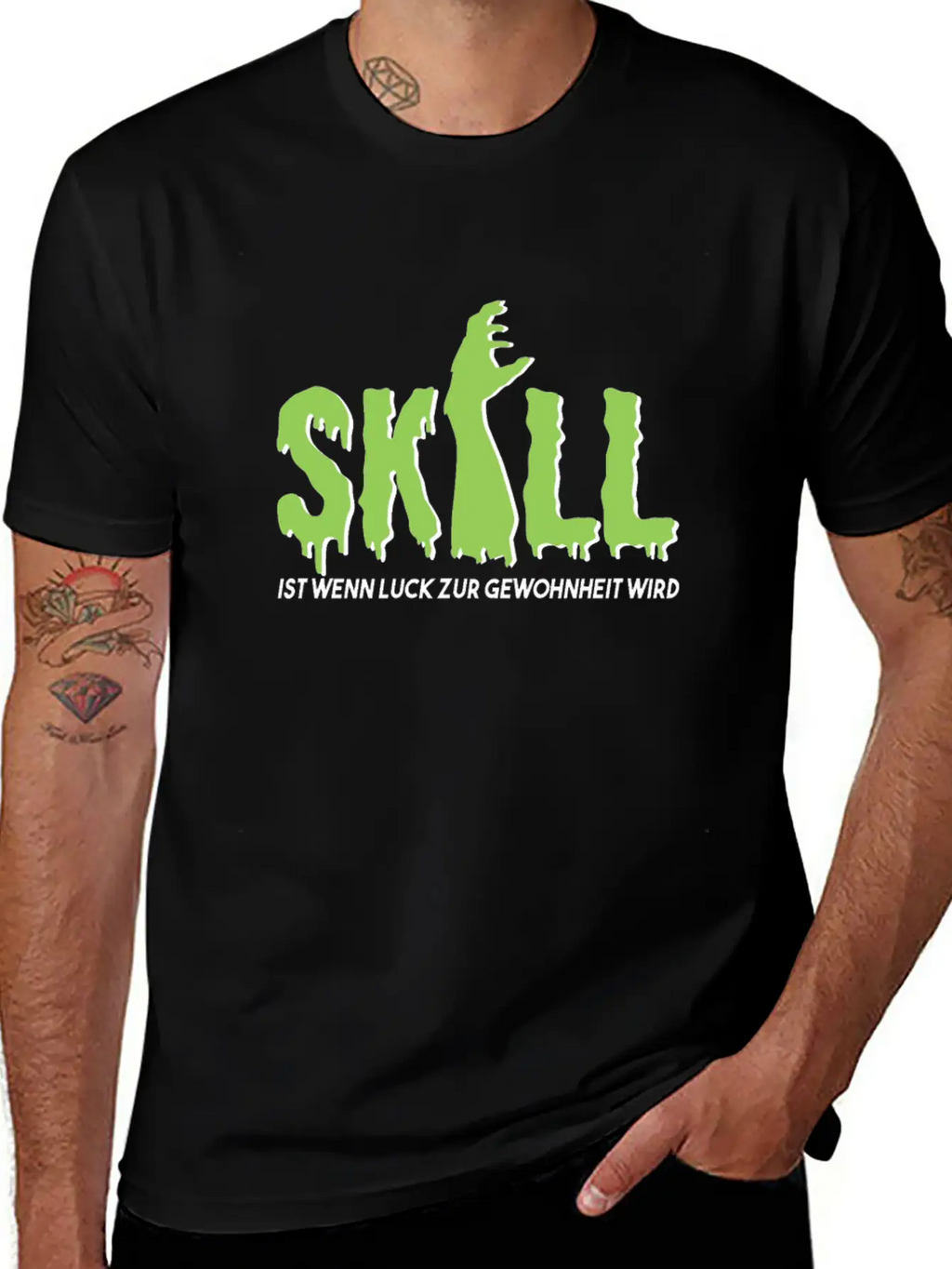 Skill Is When Luck Becomes A Habit Gamer Shirt Unisex Short Sleeve Soft Cotton T-Shirt – Casual Everyday Wear