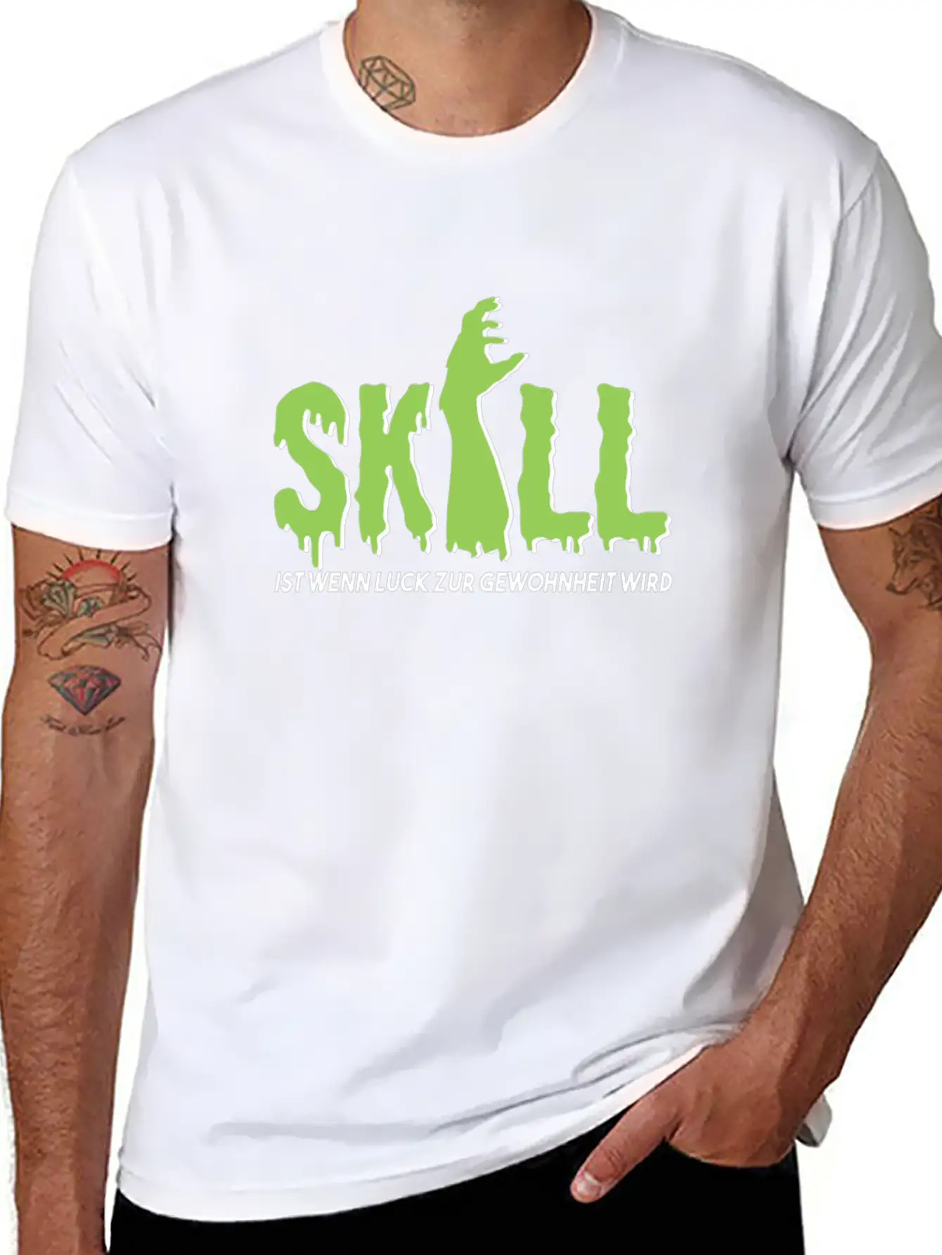 Skill Is When Luck Becomes A Habit Gamer Shirt Unisex Short Sleeve Soft Cotton T-Shirt – Casual Everyday Wear