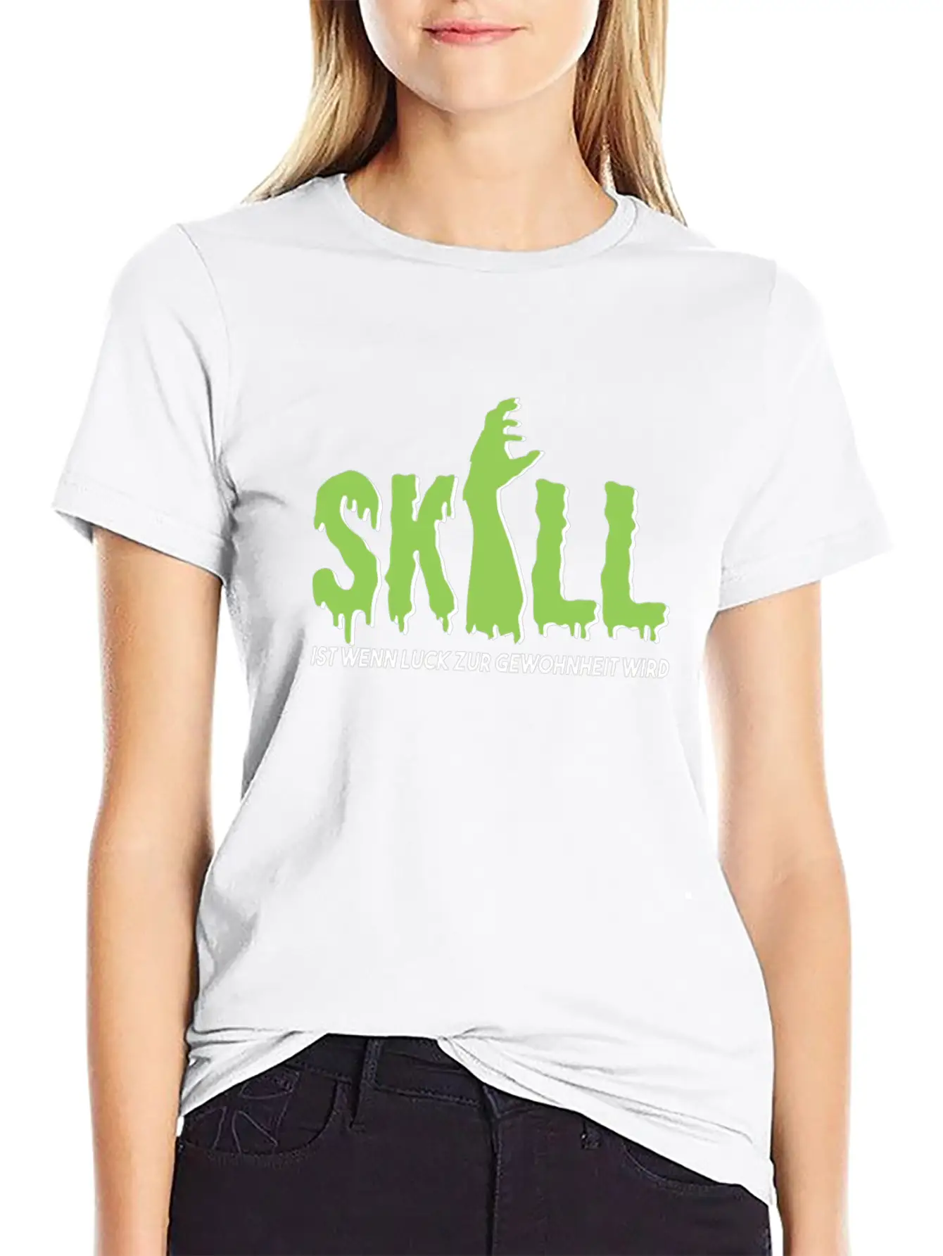 Skill Is When Luck Becomes A Habit Gamer Shirt Unisex Short Sleeve Soft Cotton T-Shirt – Casual Everyday Wear