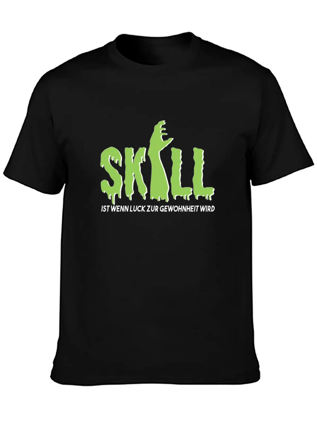 Skill Is When Luck Becomes A Habit Gamer Shirt Unisex Short Sleeve Soft Cotton T-Shirt – Casual Everyday Wear