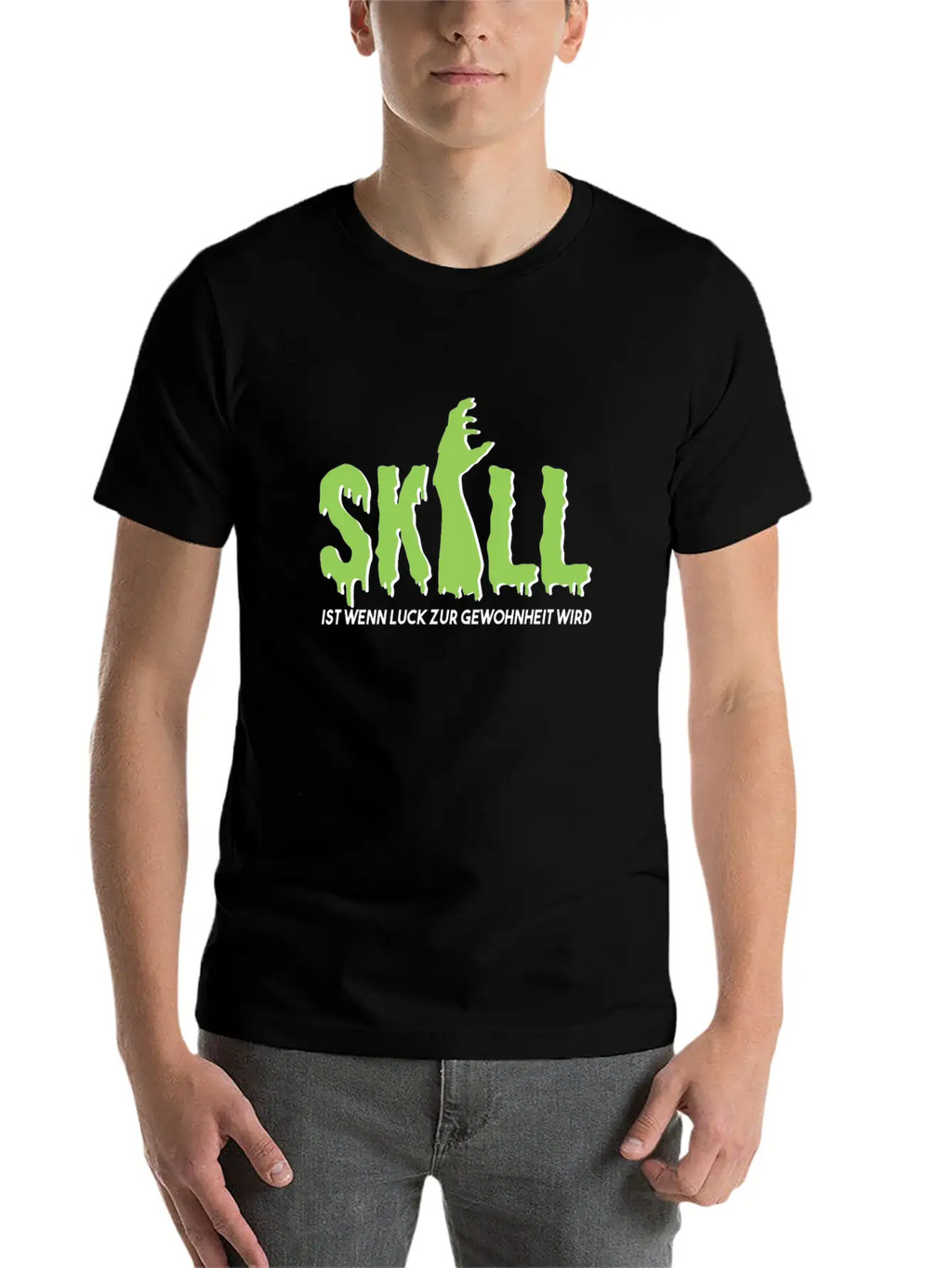 Skill Is When Luck Becomes A Habit Gamer Shirt Unisex Short Sleeve Soft Cotton T-Shirt – Casual Everyday Wear