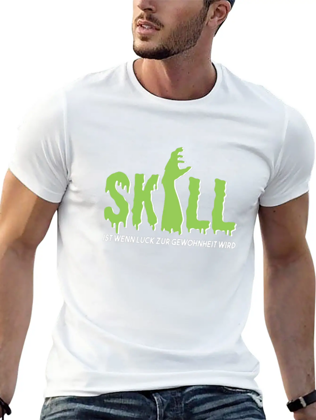 Skill Is When Luck Becomes A Habit Gamer Shirt Unisex Short Sleeve Soft Cotton T-Shirt – Casual Everyday Wear