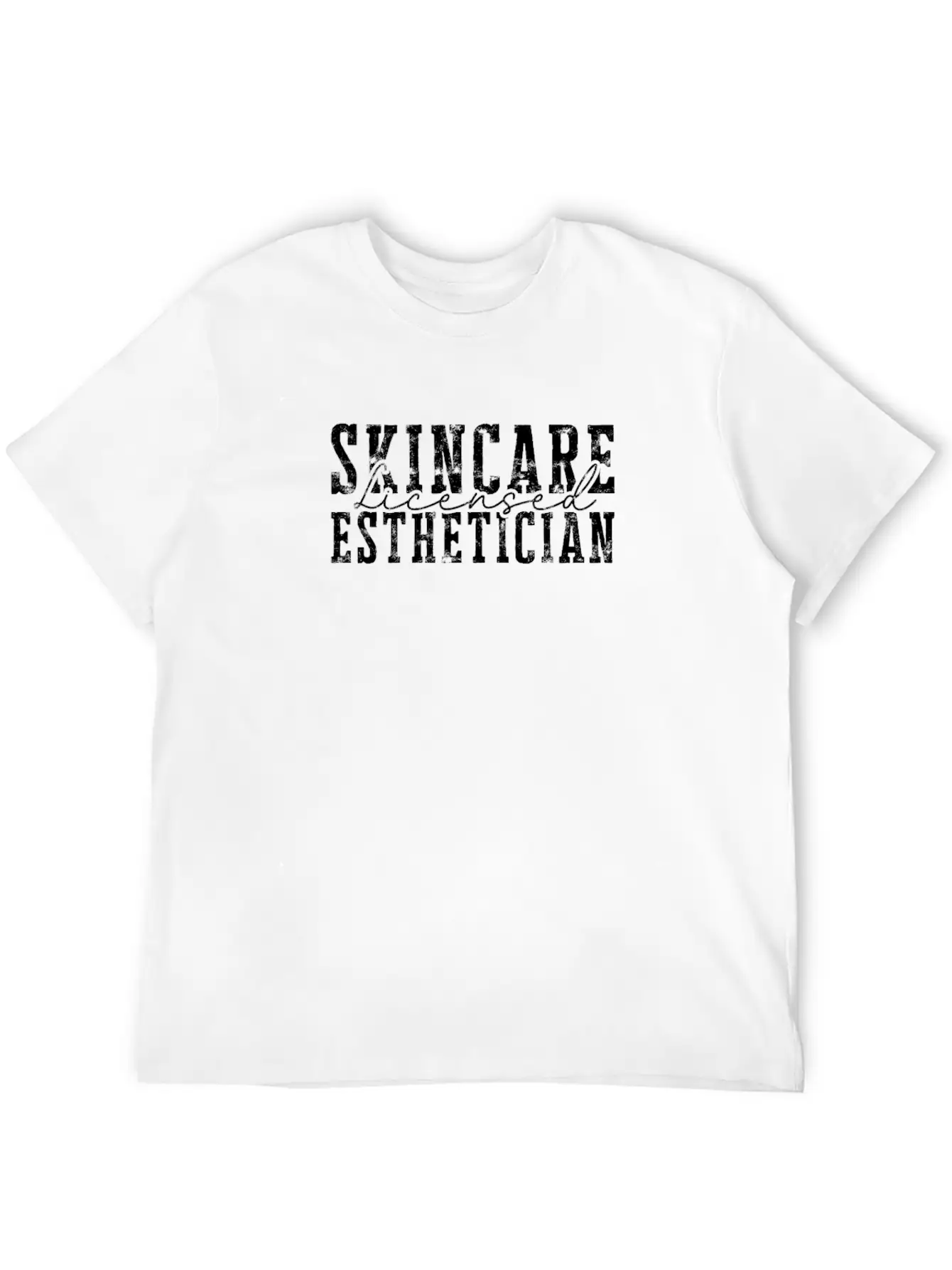 Skincare Licensed Esthetician - Cosmetologist Unisex Casual T-Shirt – Clean Design For Daily Comfort