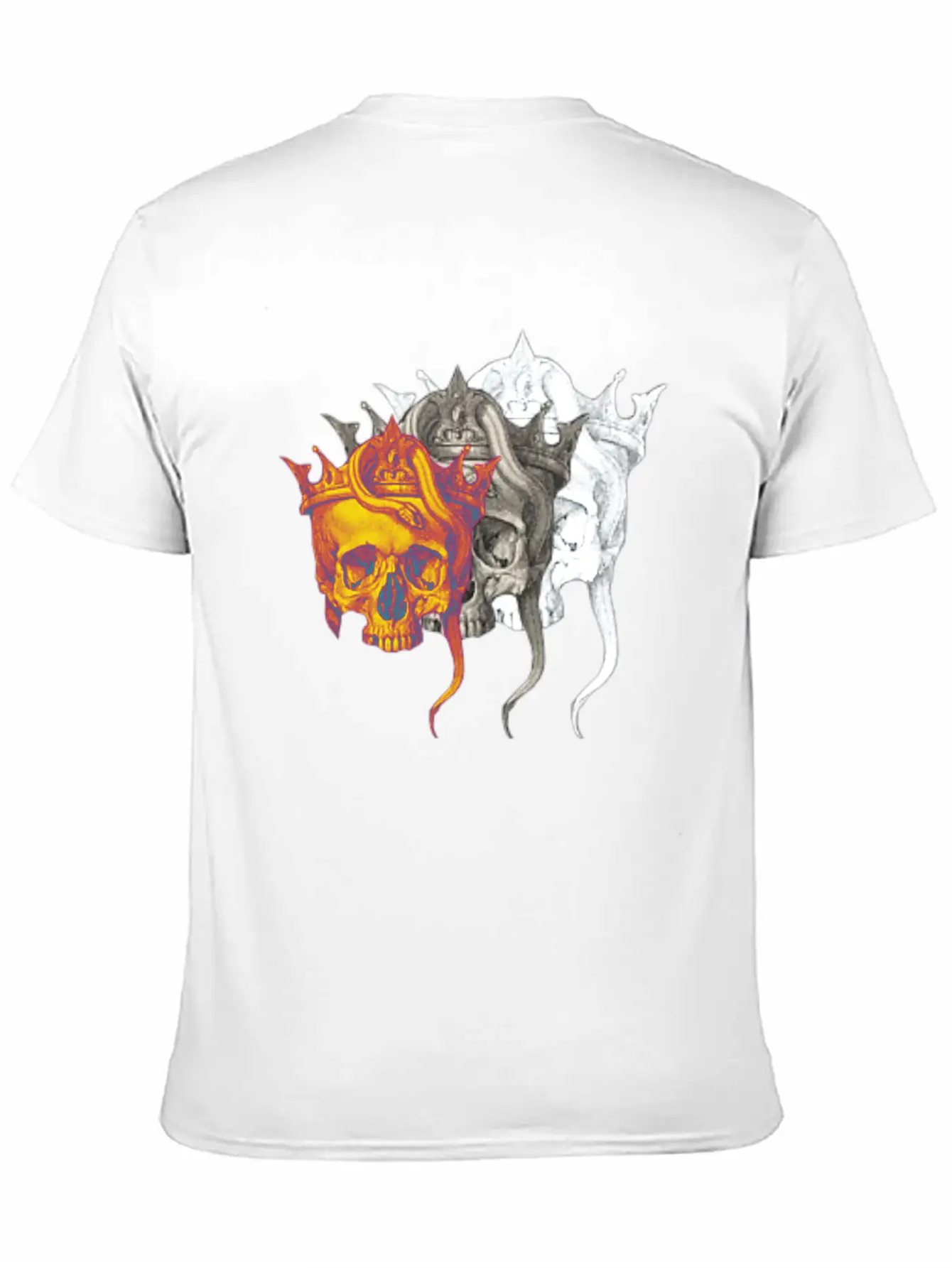 Skull Casual Graphic T-Shirt – Simple And Comfortable Daily Wear