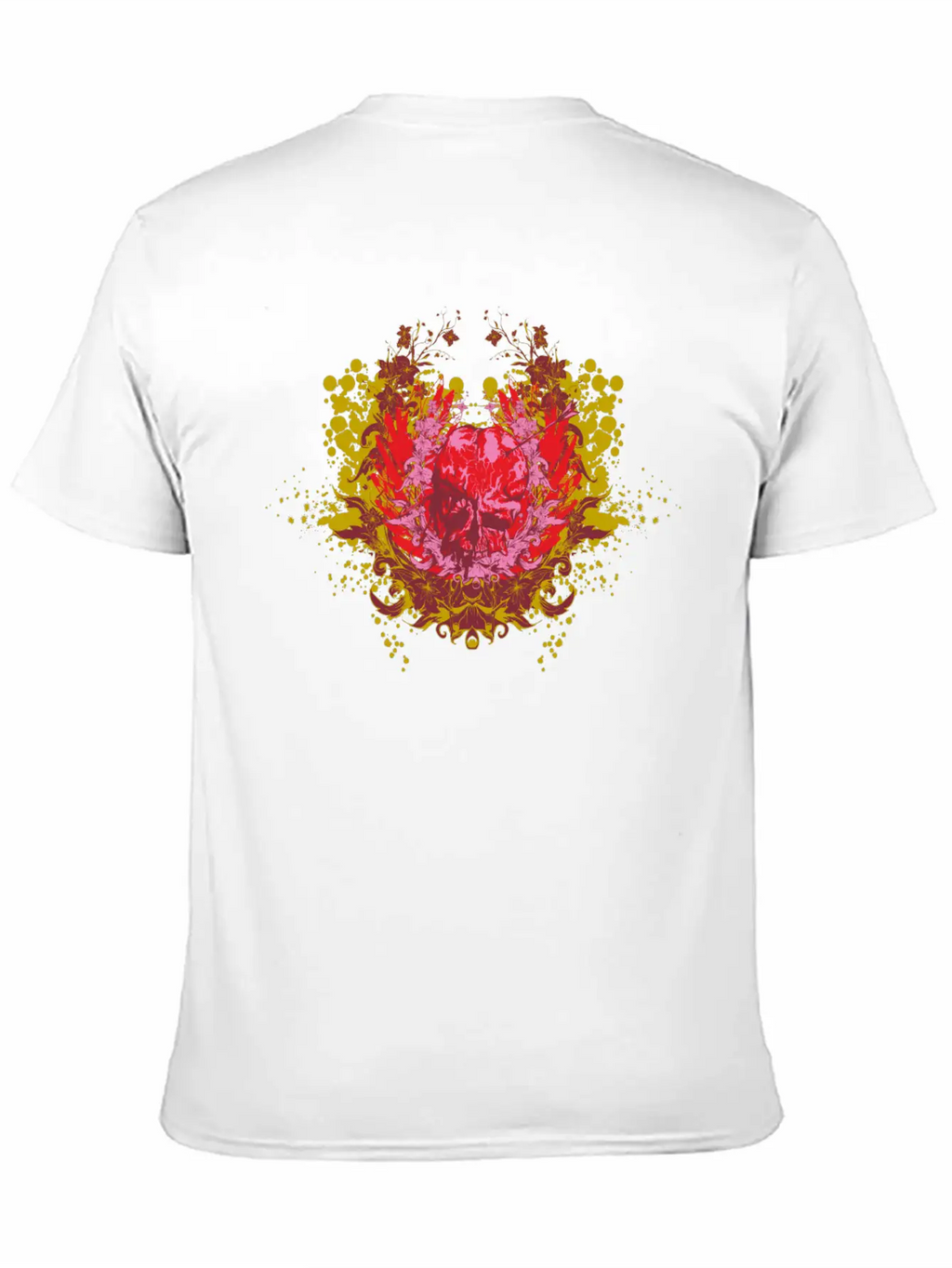 Skull Demon Wings Halloween Gift Unisex Casual T-Shirt – Clean Design For Daily Comfort