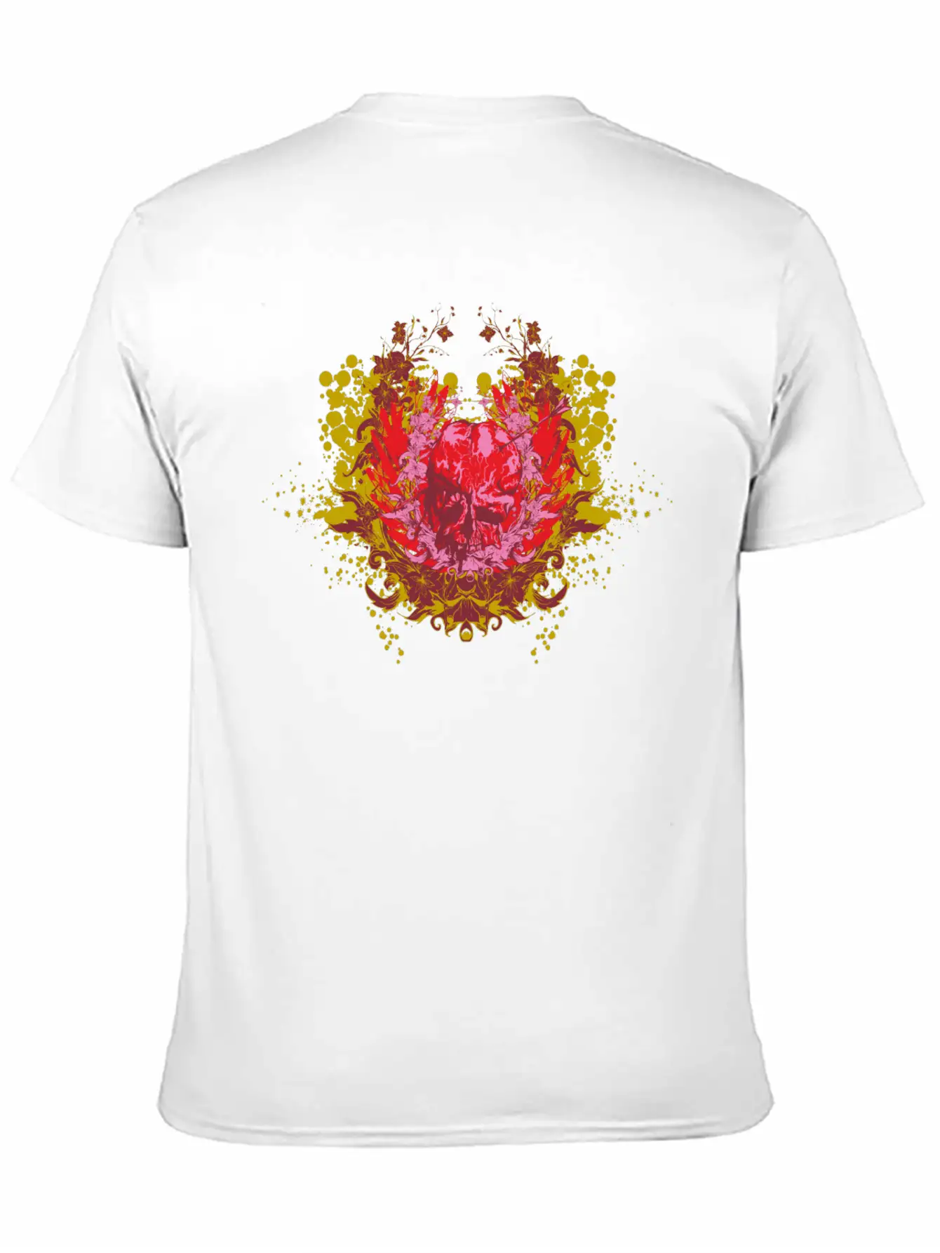 Skull Demon Wings Halloween Gift Unisex Casual T-Shirt – Clean Design For Daily Comfort