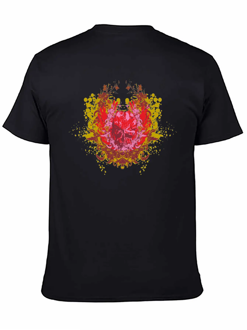 Skull Demon Wings Halloween Gift Unisex Casual T-Shirt – Clean Design For Daily Comfort