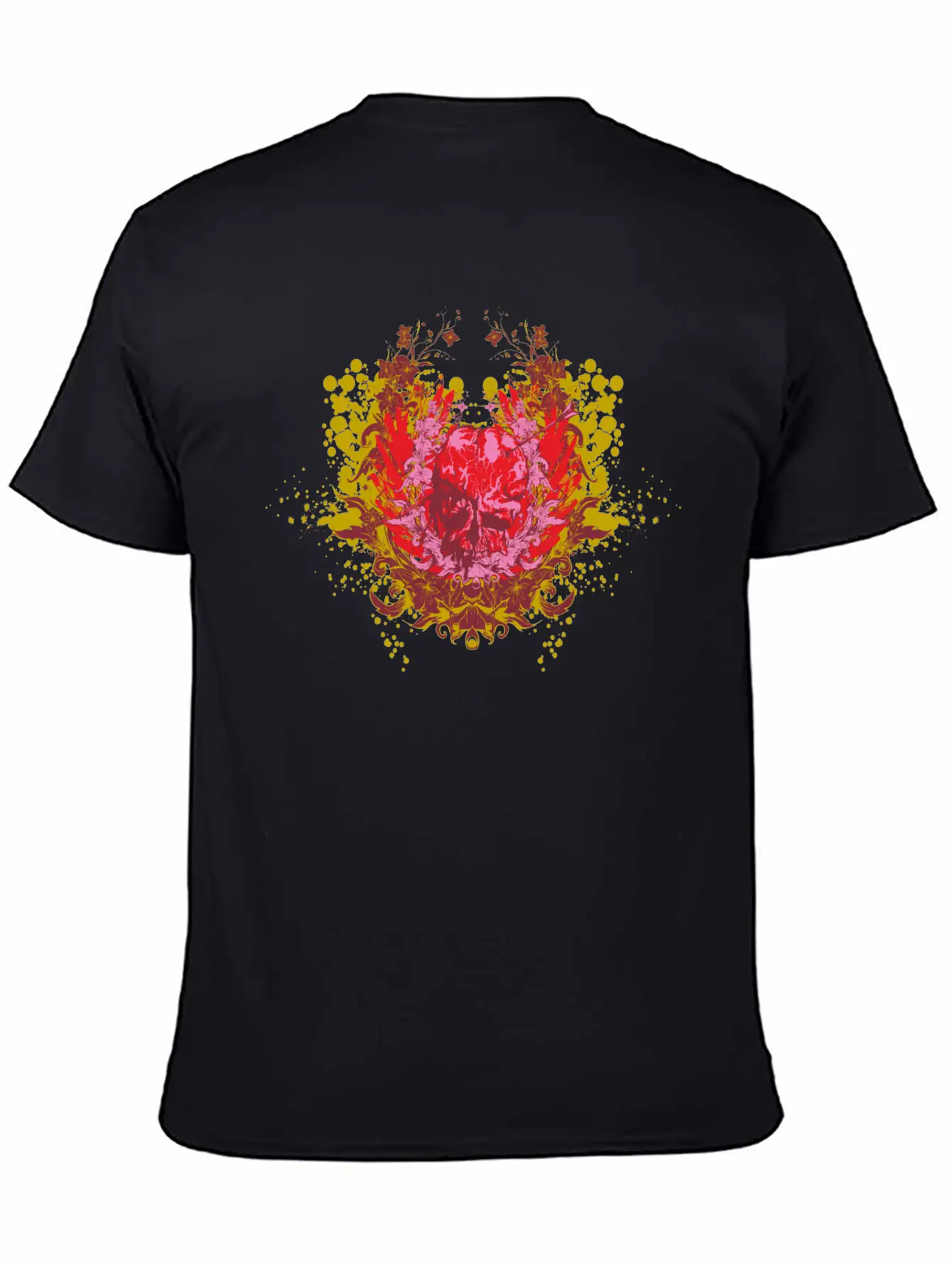 Skull Demon Wings Halloween Gift Unisex Casual T-Shirt – Clean Design For Daily Comfort
