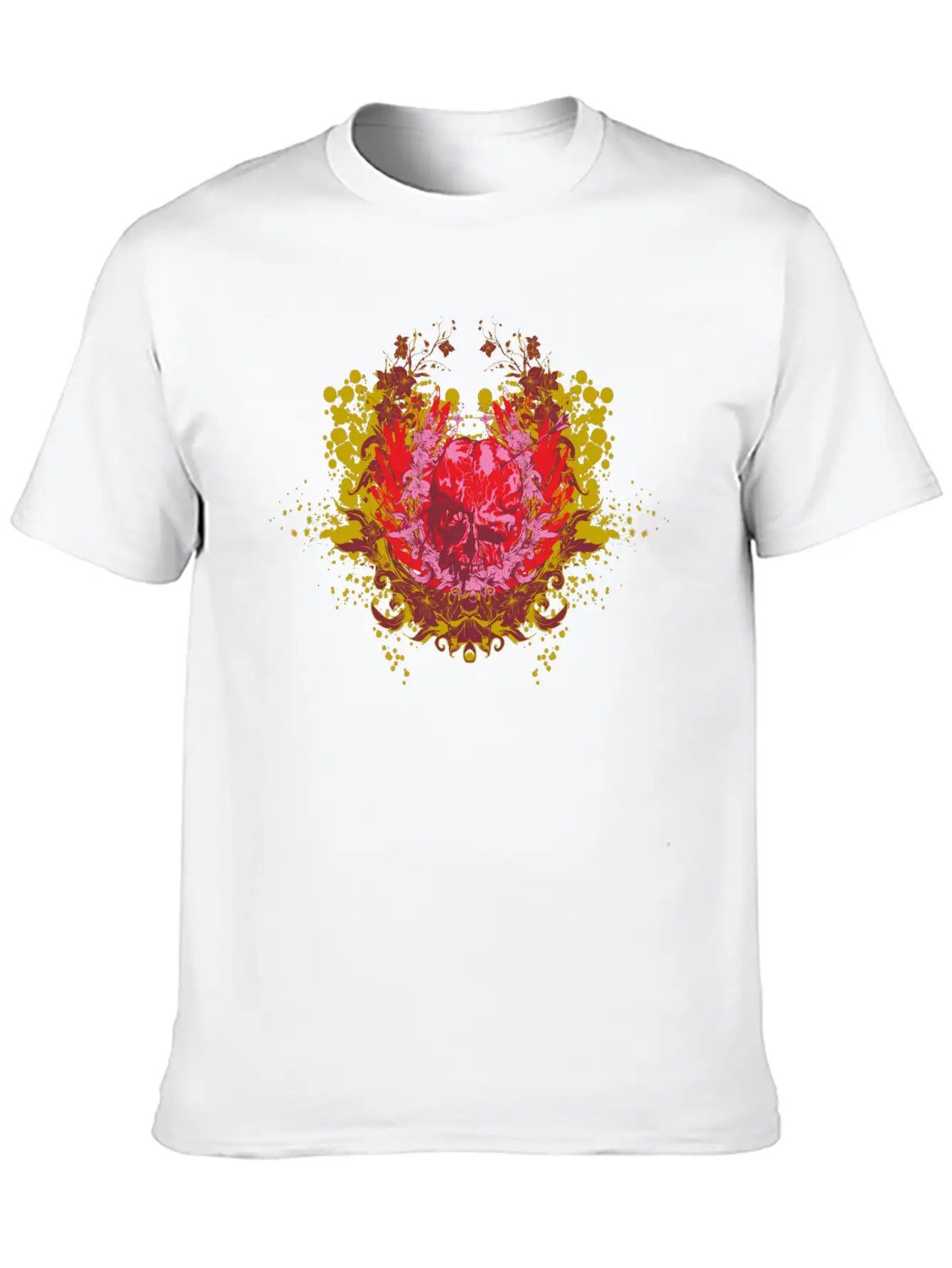Skull Demon Wings Halloween Gift Unisex Casual T-Shirt – Clean Design For Daily Comfort