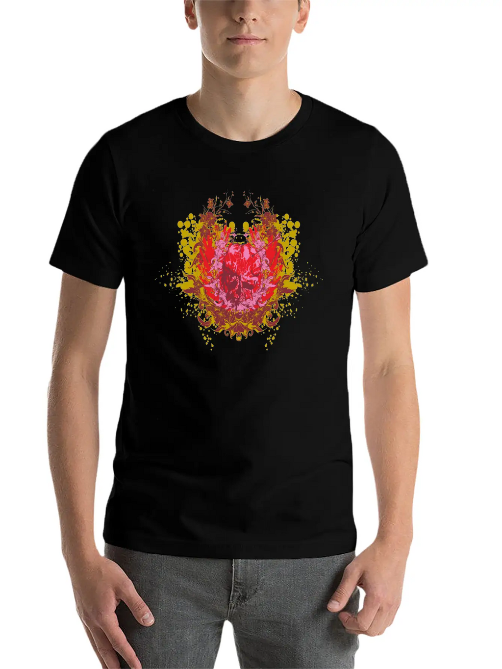 Skull Demon Wings Halloween Gift Unisex Casual T-Shirt – Clean Design For Daily Comfort
