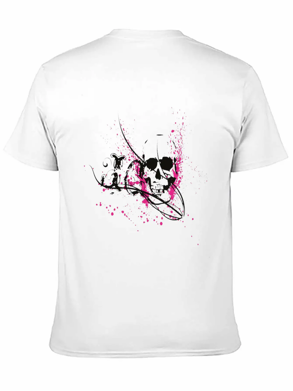 Skull In A Cool Style Skull Gift Unisex Short Sleeve Soft Cotton T-Shirt – Casual Everyday Wear