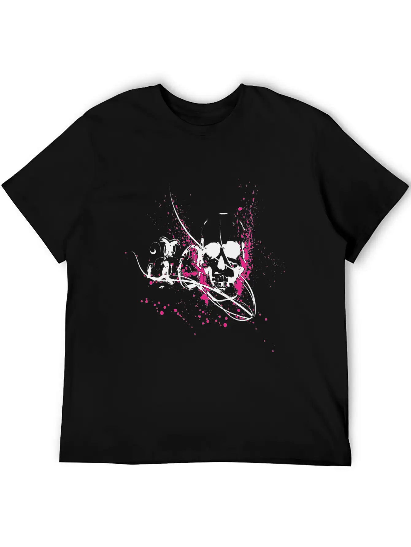 Skull In A Cool Style Skull Gift Unisex Short Sleeve Soft Cotton T-Shirt – Casual Everyday Wear