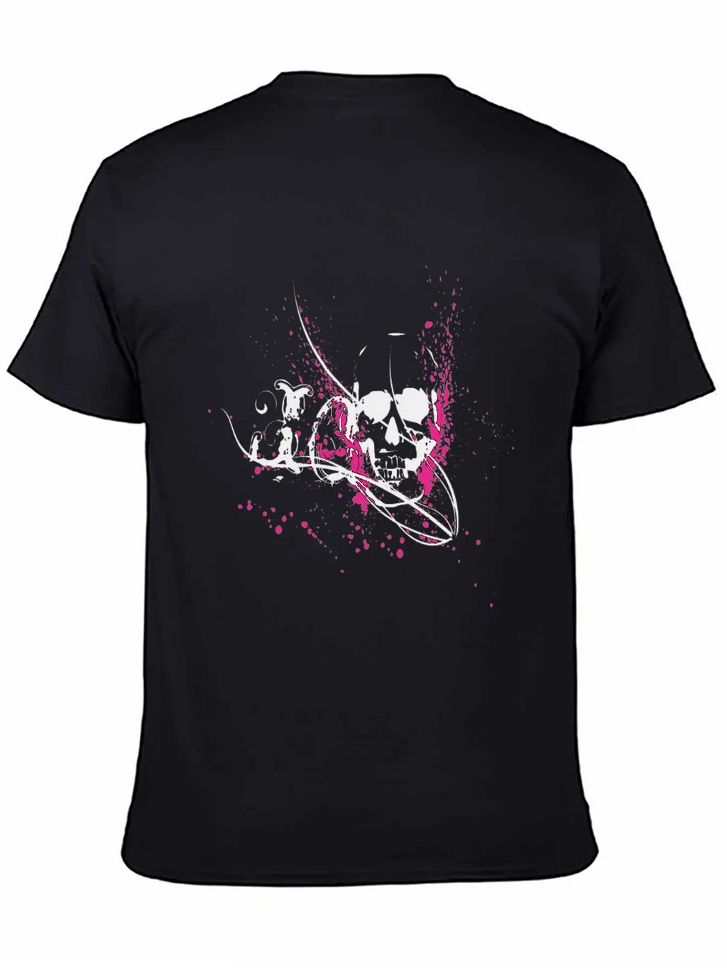 Skull In A Cool Style Skull Gift Unisex Short Sleeve Soft Cotton T-Shirt – Casual Everyday Wear