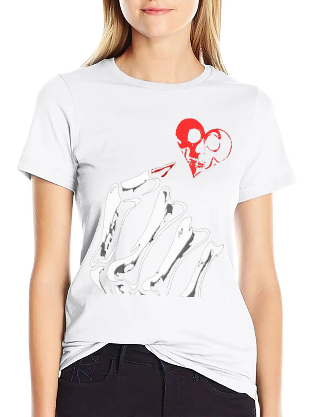 Skull Love Breathable Soft Cotton T-Shirt – Timeless Casual Look
