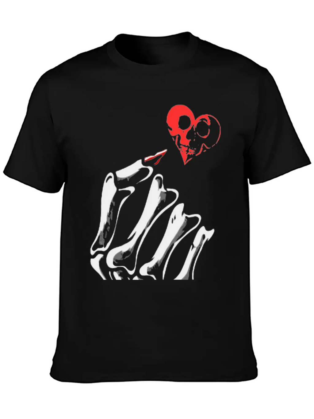 Skull Love Breathable Soft Cotton T-Shirt – Timeless Casual Look