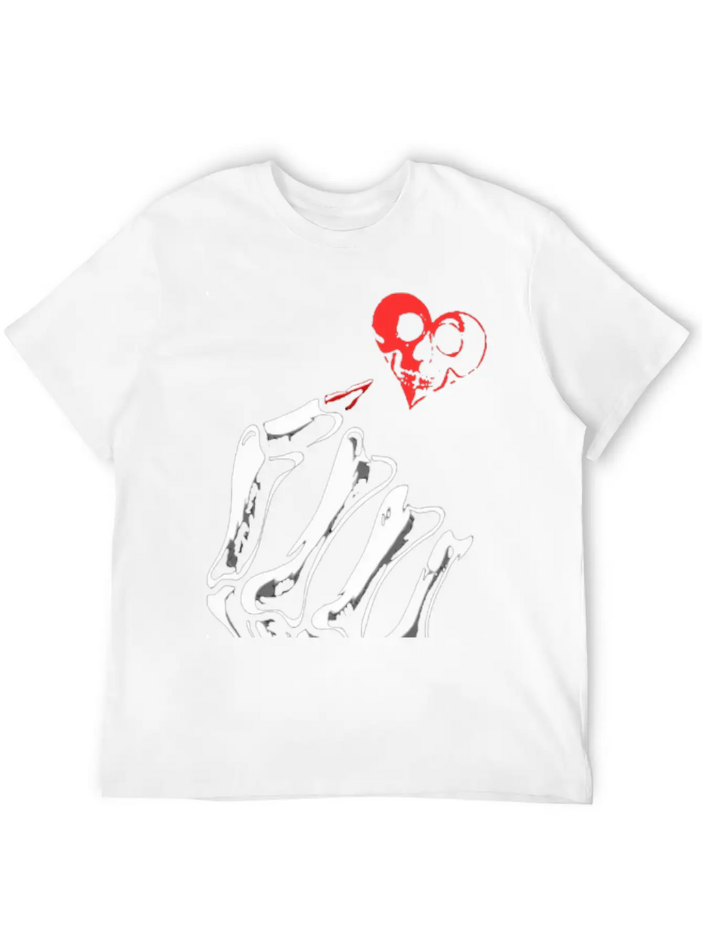 Skull Love Breathable Soft Cotton T-Shirt – Timeless Casual Look