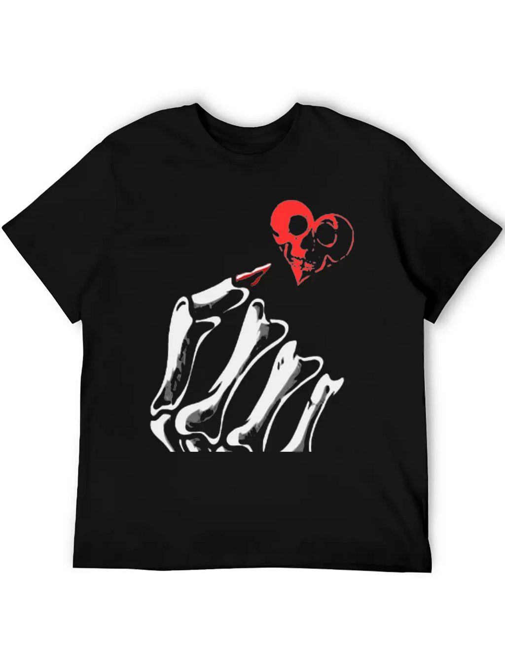 Skull Love Breathable Soft Cotton T-Shirt – Timeless Casual Look