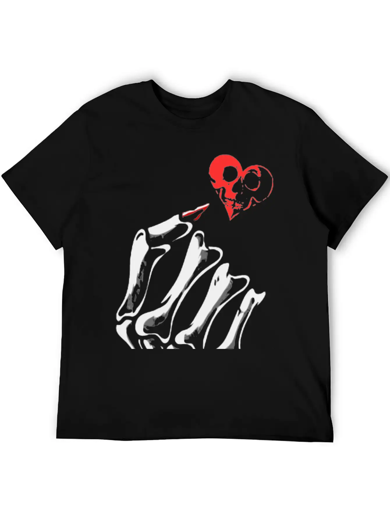 Skull Love Breathable Soft Cotton T-Shirt – Timeless Casual Look