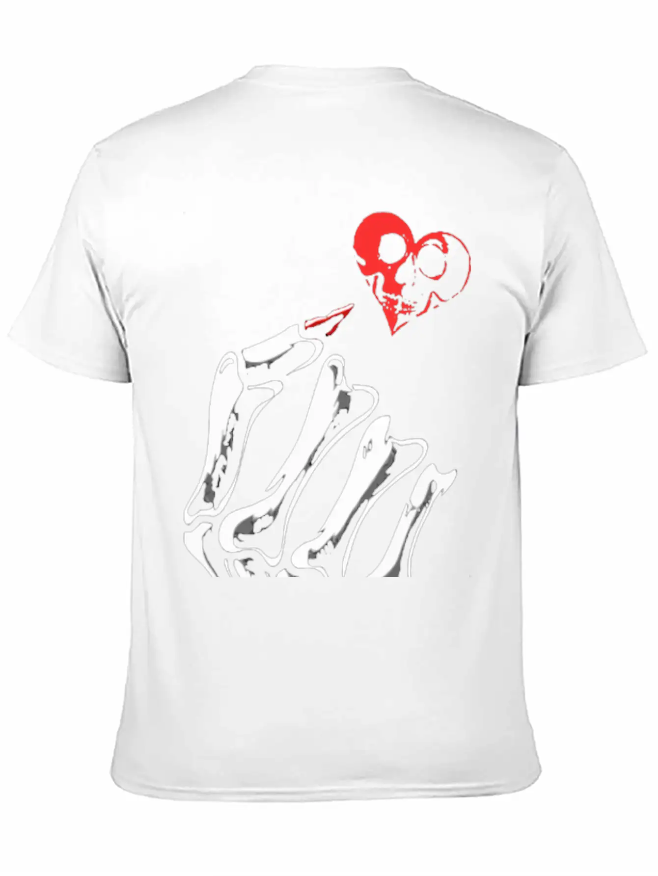 Skull Love Breathable Soft Cotton T-Shirt – Timeless Casual Look
