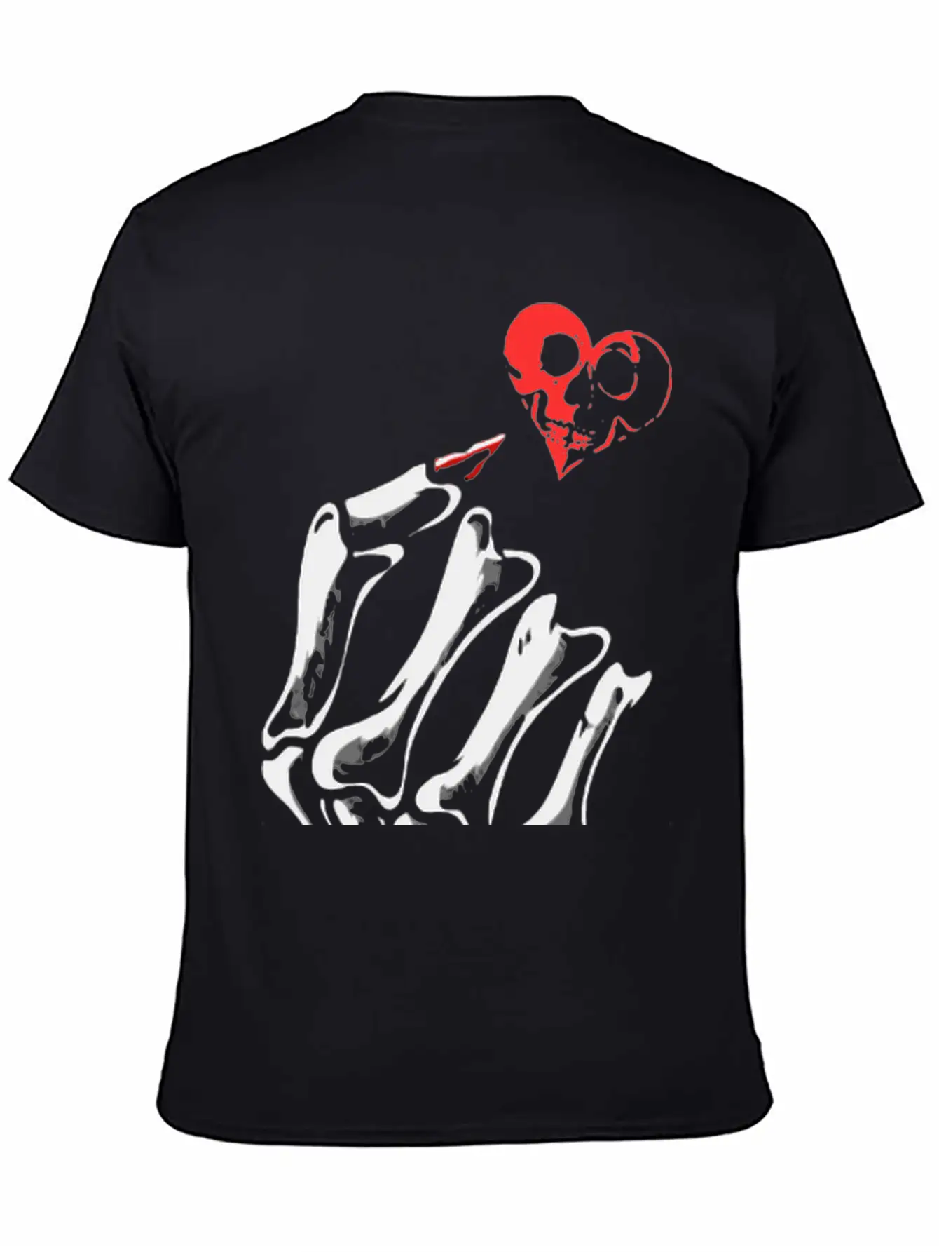 Skull Love Breathable Soft Cotton T-Shirt – Timeless Casual Look