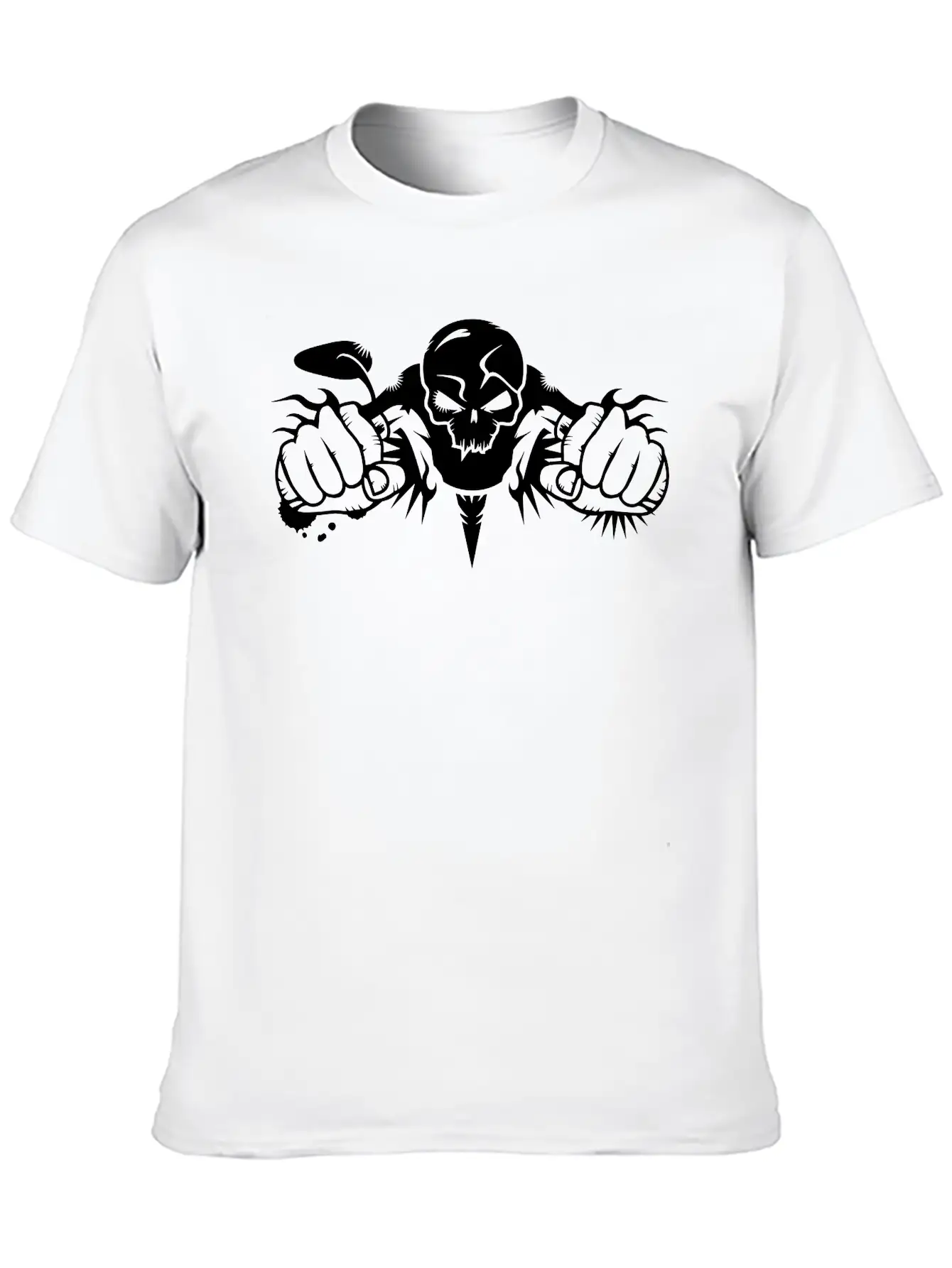 Skull Motorcycle Stylish Everyday T-Shirt – Unisex Basic Cotton Tee